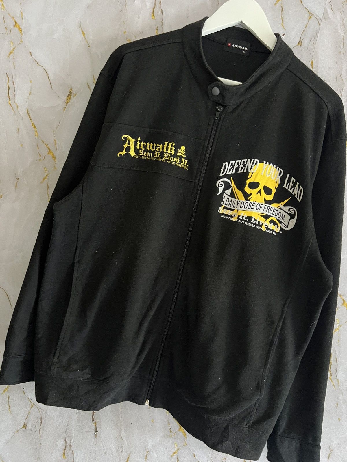 Airwalk 🔥 Airwalk Skull Graphic Sweatshirt Size US XXL / EU 58 / 5 - 7 Thumbnail
