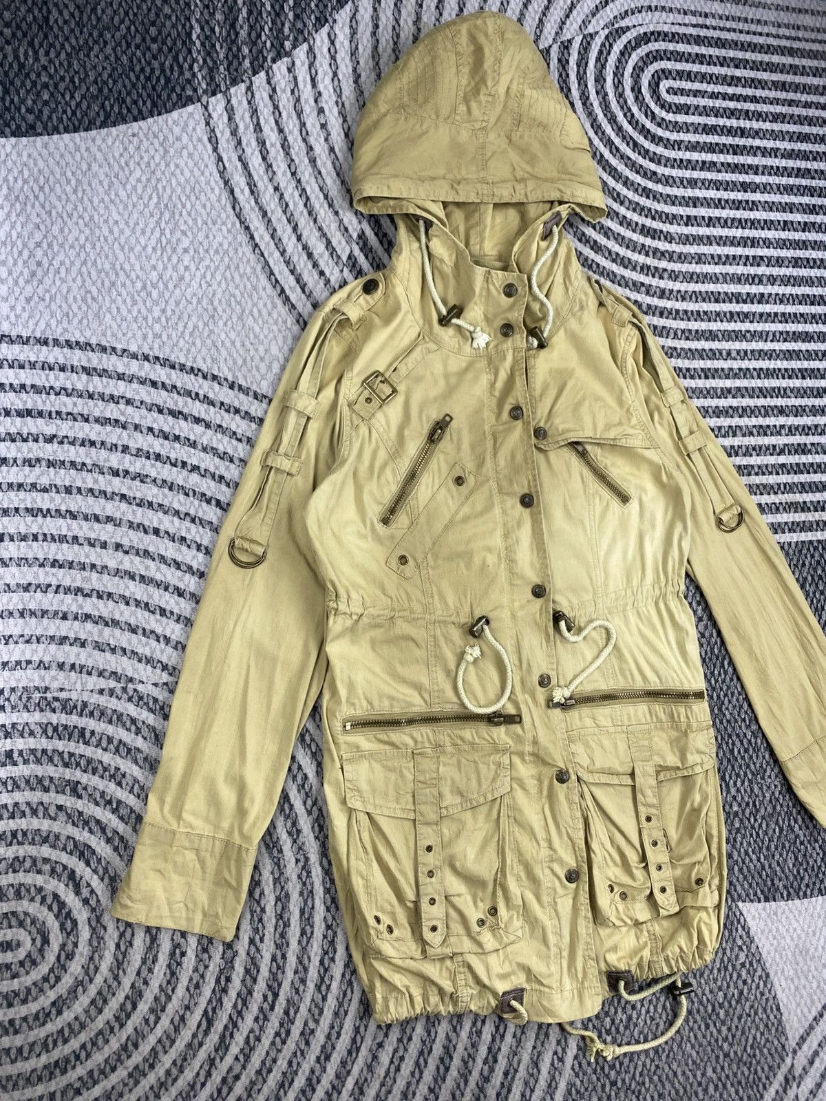 Le Grande Bleu (L.G.B.) Heaven & Earth Multipocket Bondage Parka Jacket Size US S / EU 44-46 / 1 - 3 Thumbnail