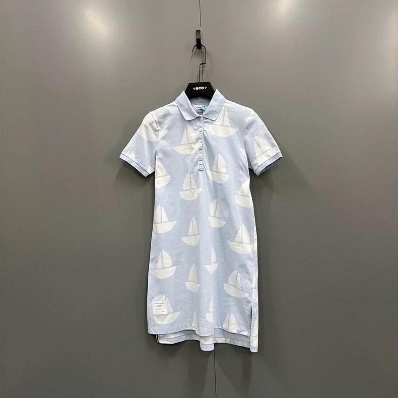 Thom Browne Thom Browne Blue and white sailboat with full printed shor Size S / US 4 / IT 40 - 2 Thumbnail