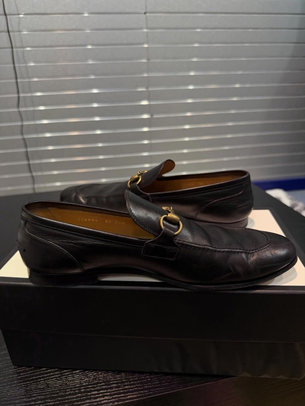 Gucci Men’s Gucci Black Horsebit Loafers Size 8.5G/9US $950 Retail Size US 9 / EU 42 - 8 Thumbnail