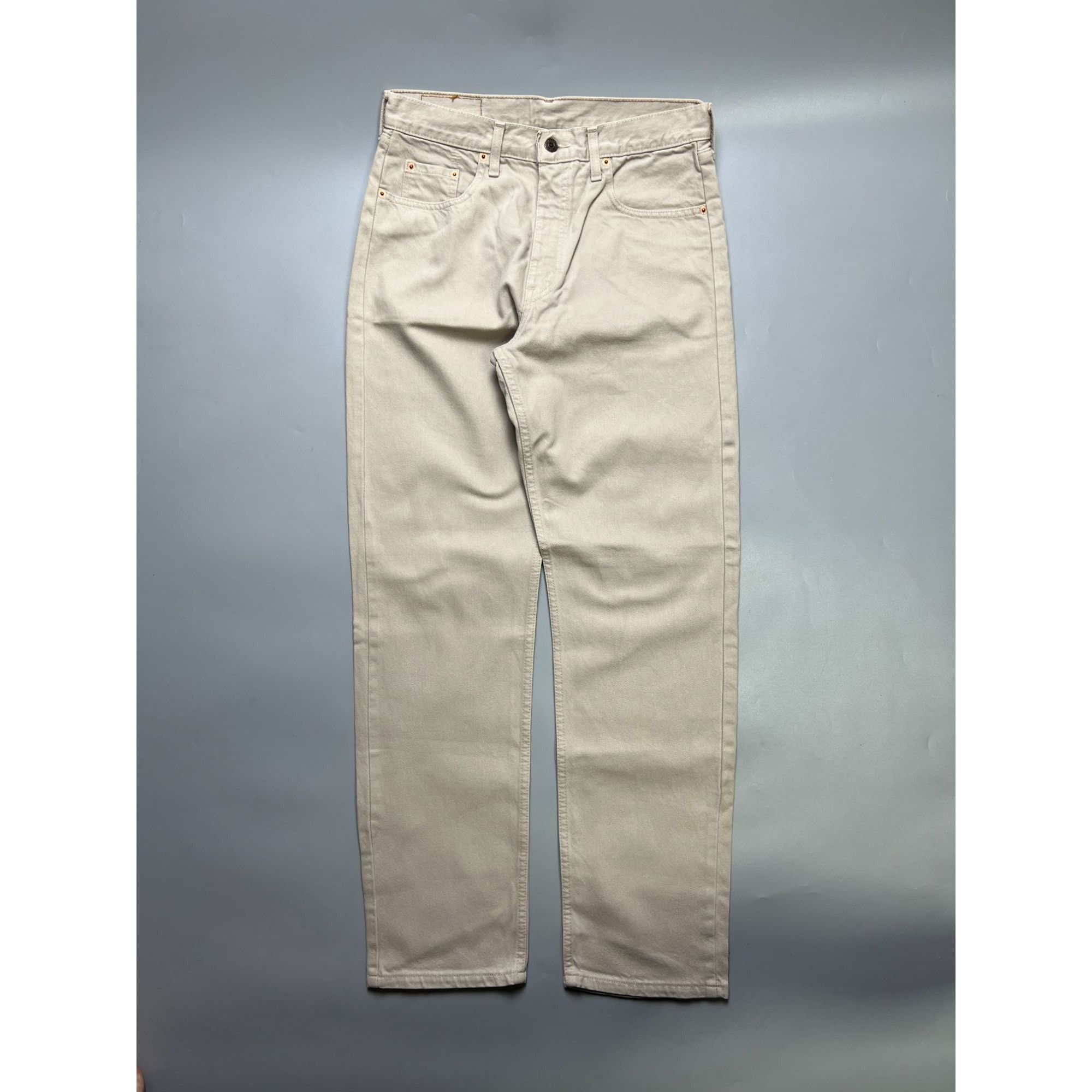 Levi's Vintage Clothing Levi’s 615 MINT Vintage Orange Tab Beige Denim Jeans (Y1065) Size US 32 / EU 48 - 1 Thumbnail