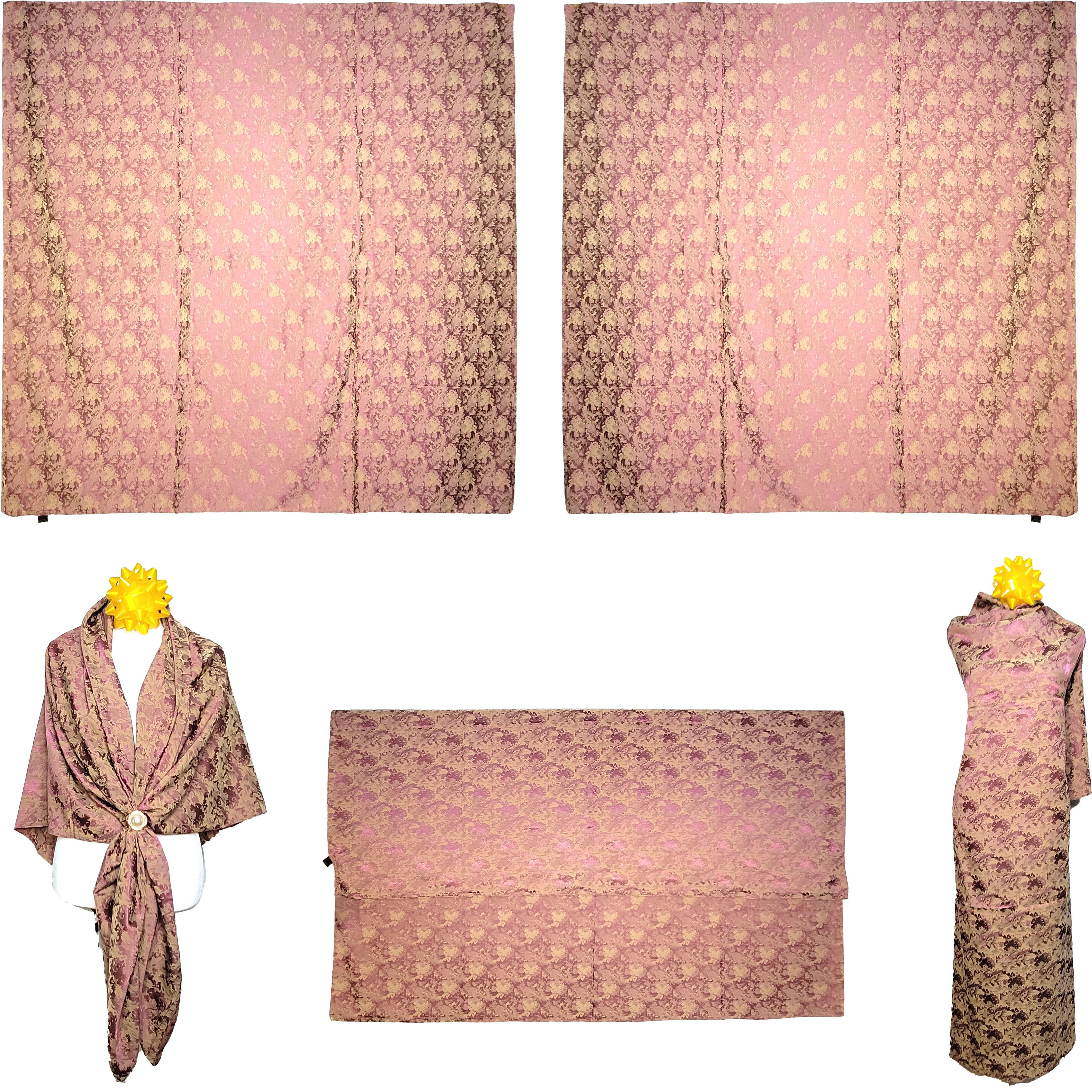 Other NWT Double-Sided Silk Scarf 52"x52" Large Square Wrap 3006 Size ONE SIZE - 1 Thumbnail