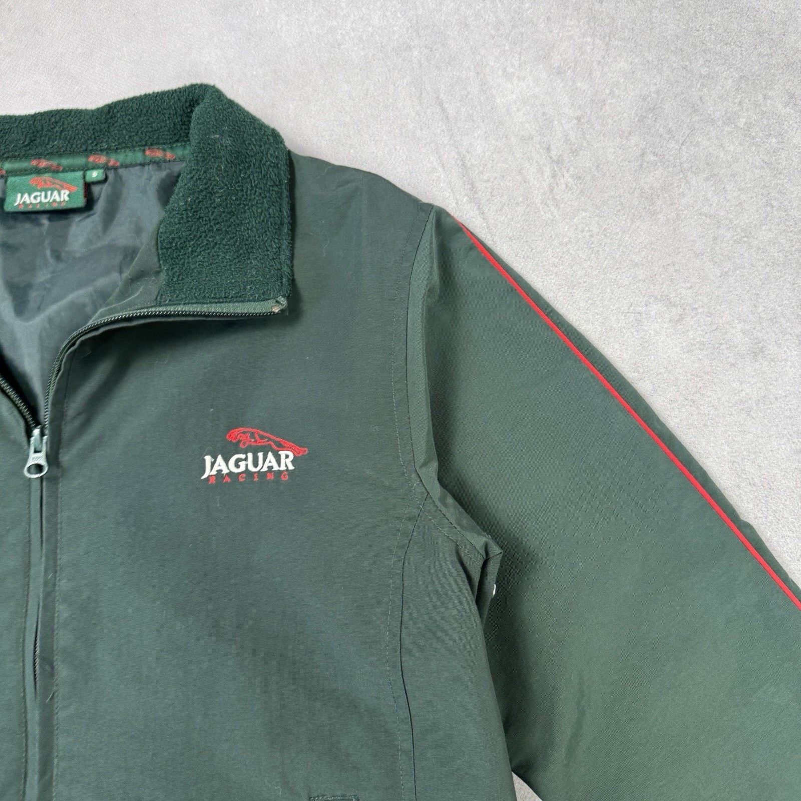 Vintage Vintage Jaguar Racing Jacket Green Wimen Size S Y2K Size US S / EU 44-46 / 1 - 4 Thumbnail