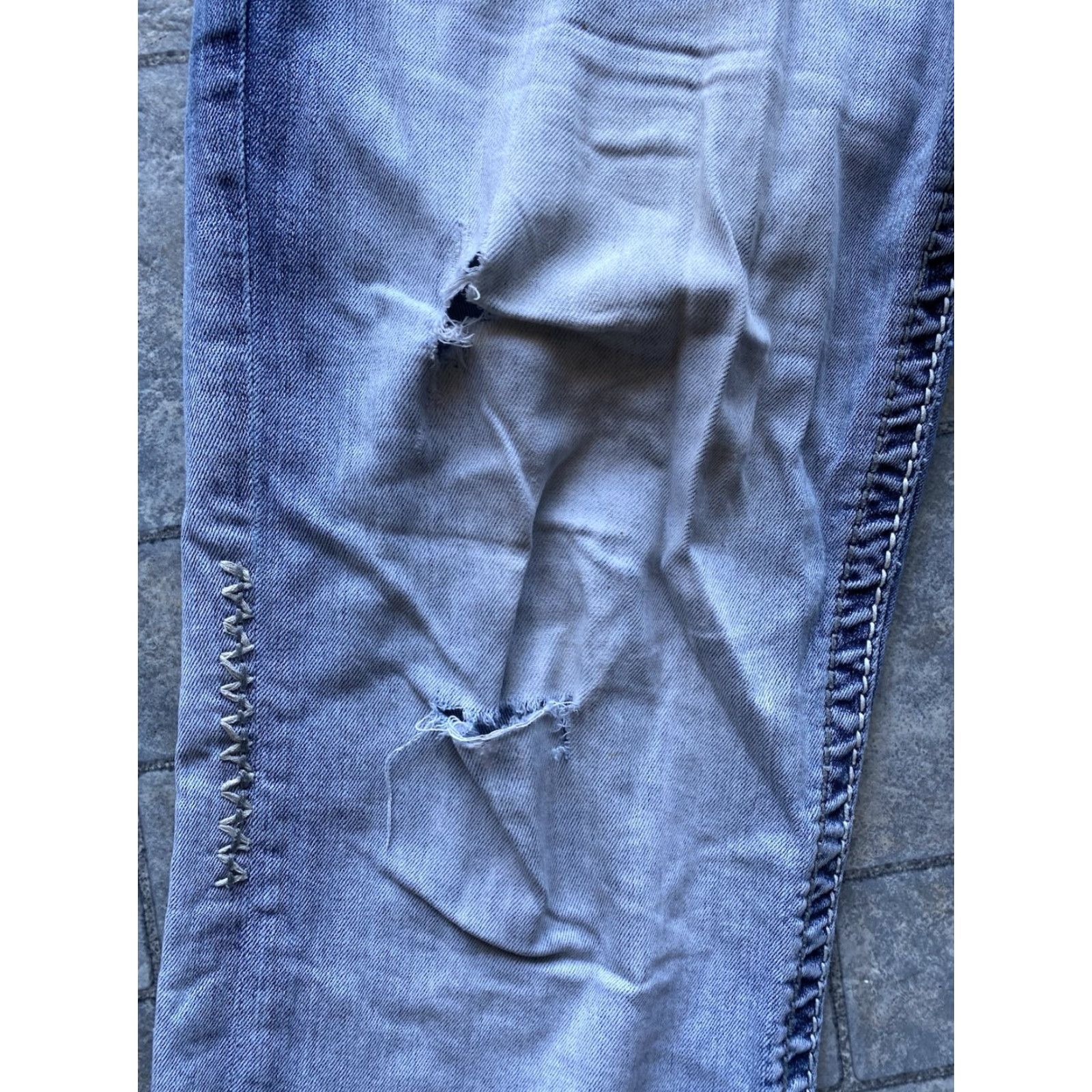 Vintage VINTAGE Rock Revival Jeans Sawyer Relaxed Straight Men’s 36 Flaws Wear Mens Jeans 36 Straight Relaxed Size US 36 / EU 52 - 5 Thumbnail