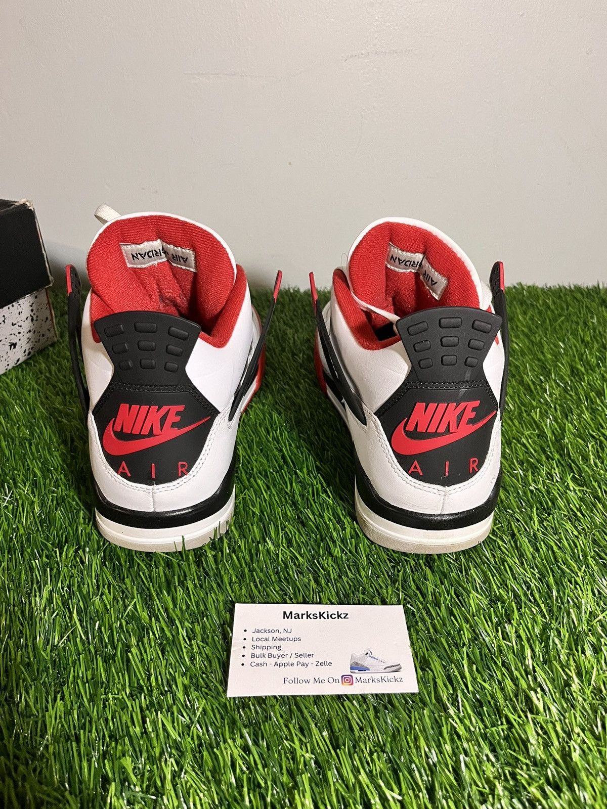 Jordan Brand air jordan 4 retro fire red size 10.5 Size US 10.5 / EU 43-44 - 3 Thumbnail