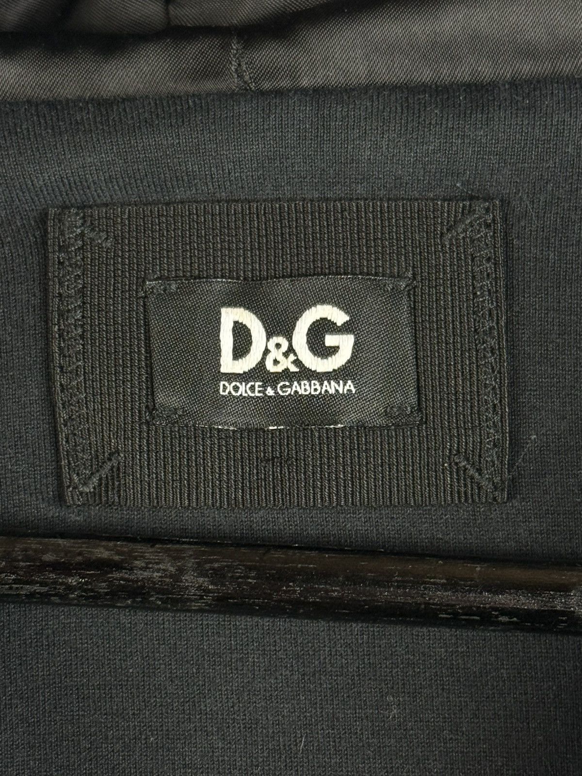 Dolce & Gabbana Dolce & Gabbana DG Sport Satin Sideline Zip Hoodie Black 54 Size US L / EU 52-54 / 3 - 9 Thumbnail