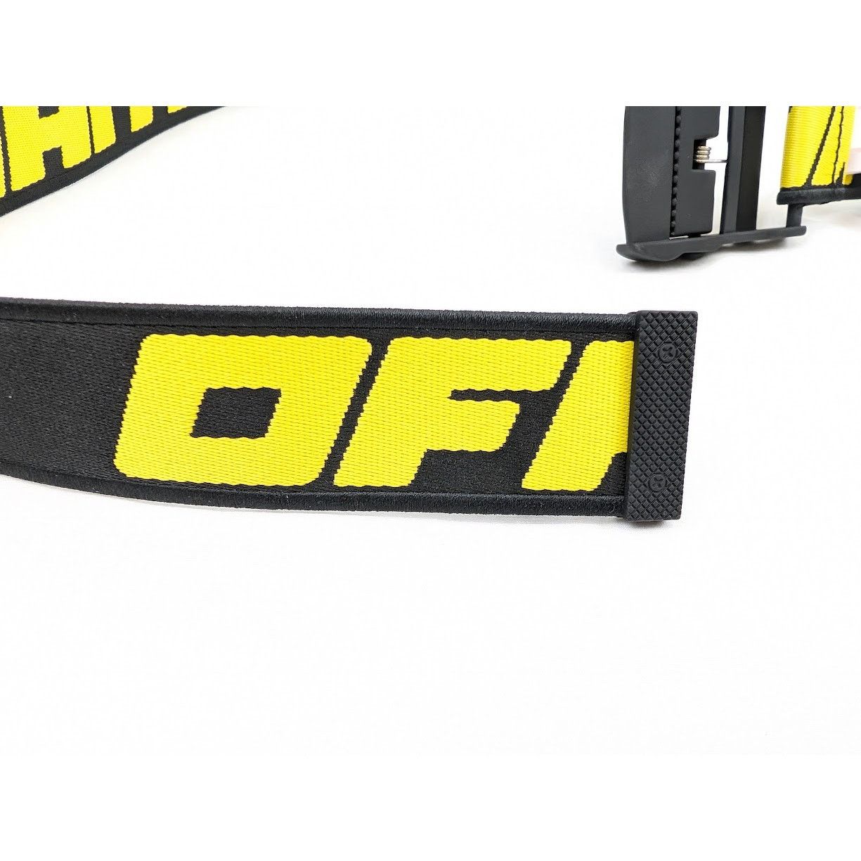 Off-White o1rshd1 Q:3 / Size:OS / Tape Industrial Belt in Black Yellow Size ONE SIZE - 7 Thumbnail