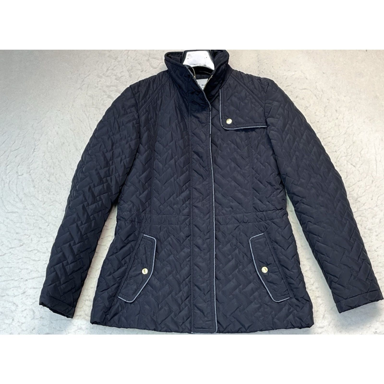 Cole Haan Cole Haan Signature Women's Jacket S/P Black Quilted Winter Jacket See Trim Pics Size S / US 4 / IT 40 - 2 Thumbnail