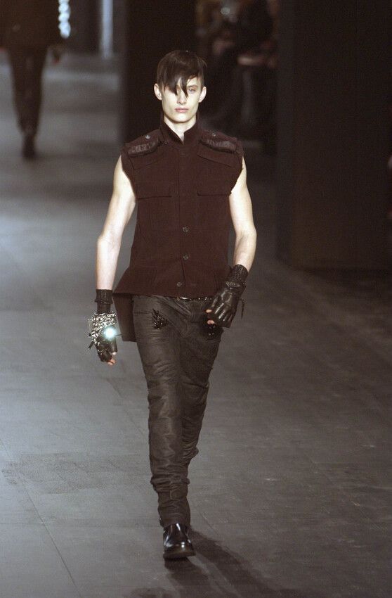 Dior × Hedi Slimane Dior FW03 "Luster" Wool Moleskin Napoleon Military Vest Size US M / EU 48-50 / 2 - 14 Thumbnail