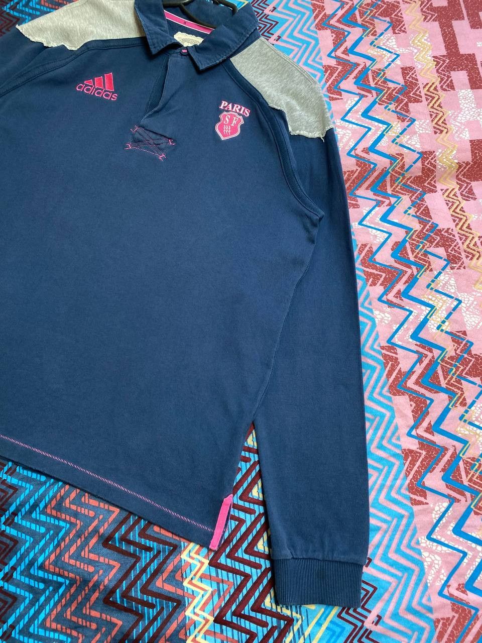 Adidas Vintage ADIDAS fleece sweater Size US L / EU 52-54 / 3 - 8 Thumbnail