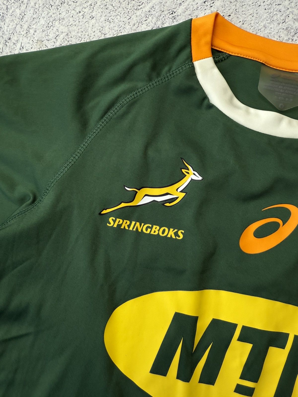 Asics Vintage Asics South Africa Rugby Jersey Size S Size US S / EU 44-46 / 1 - 7 Thumbnail