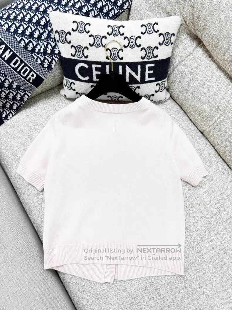Chanel Chanel Lion button short-sleeved knitted cardigan jacket Size XS / US 0-2 / IT 36-38 - 3 Thumbnail