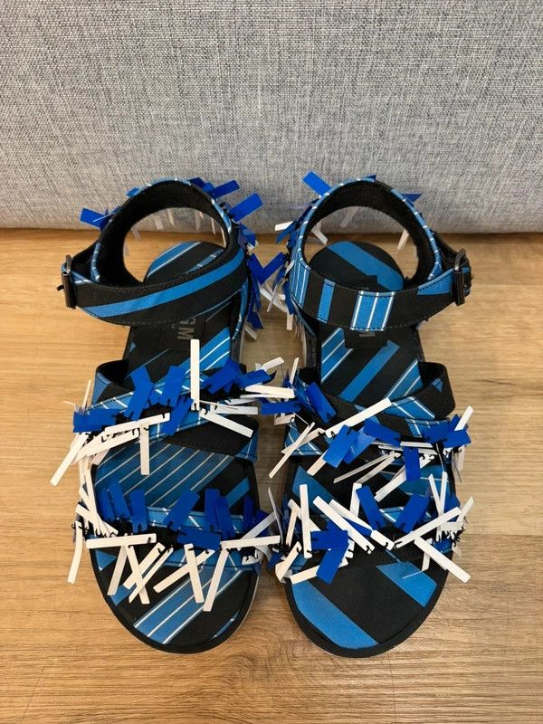 MSGM MSGM Italy Creative sandals with straps platform 38 Size US 8 / IT 38 - 4 Thumbnail