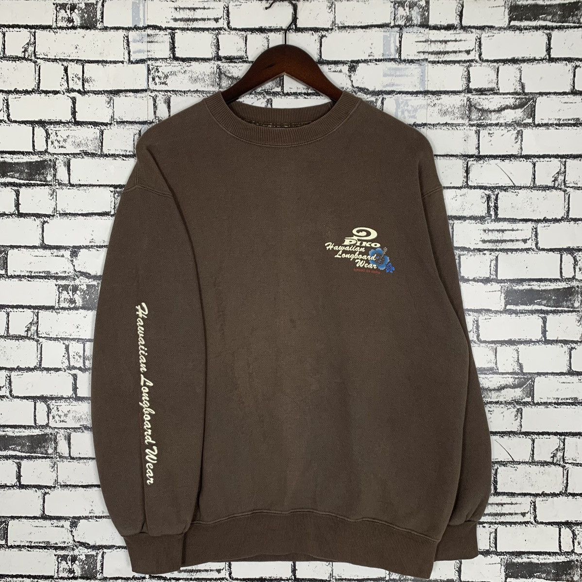 Surf Brand Piko Hawaiian Longboard Wear Sweatshirt Crewneck