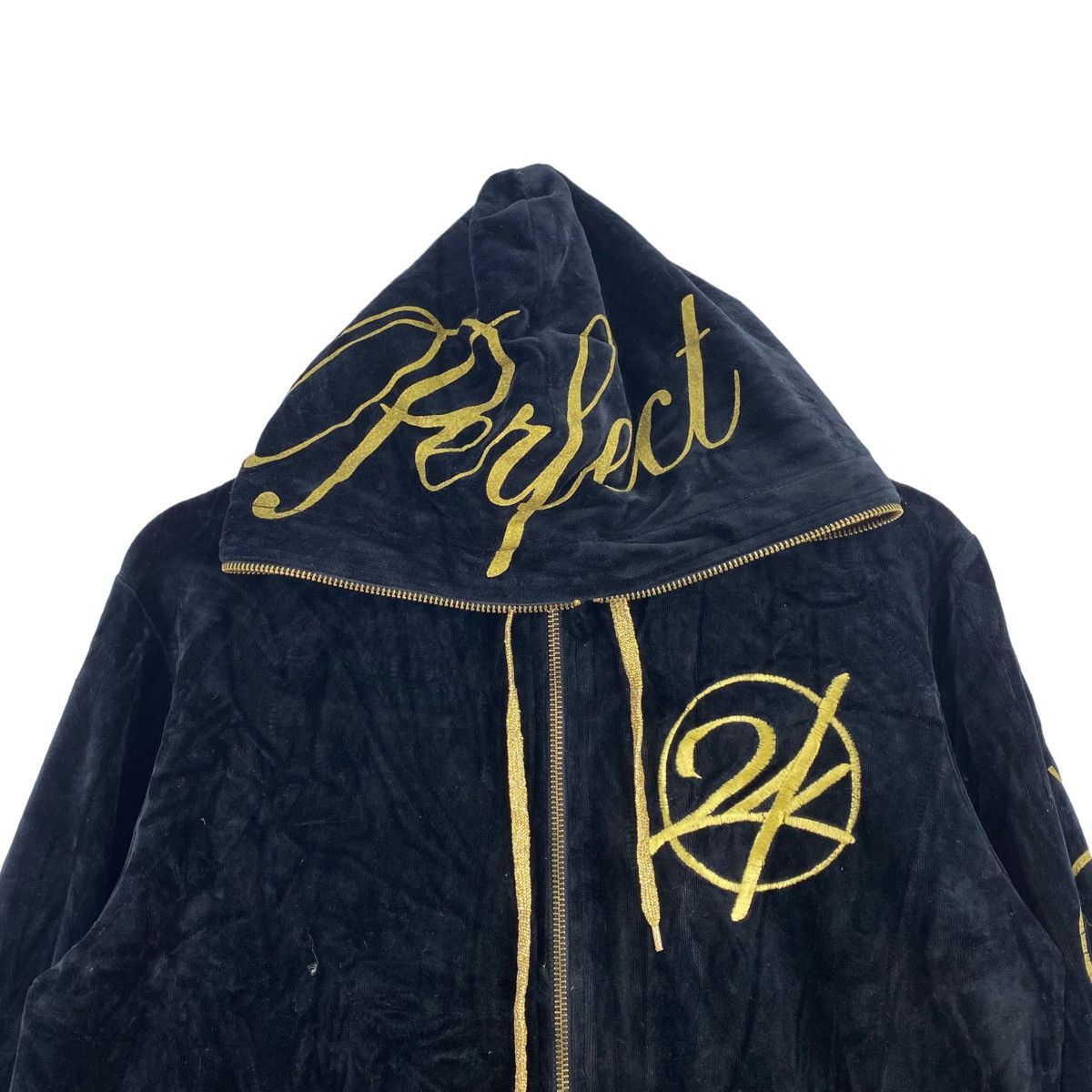 Japanese Brand GOLD 24KARATS DIGGERS Japanese Brand Hip Hop Rap Logo Print Size US M / EU 48-50 / 2 - 2 Thumbnail