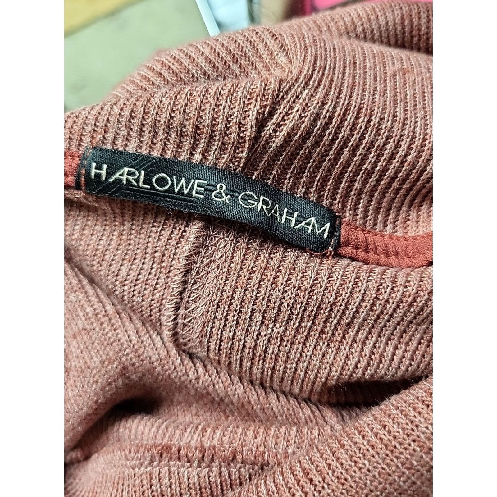 Pinko Harlowe & Graham Women's Knit Top Shirt Long Sleeve Turtleneck Pink Size S Regular Size S / US 4 / IT 40 - 8 Thumbnail