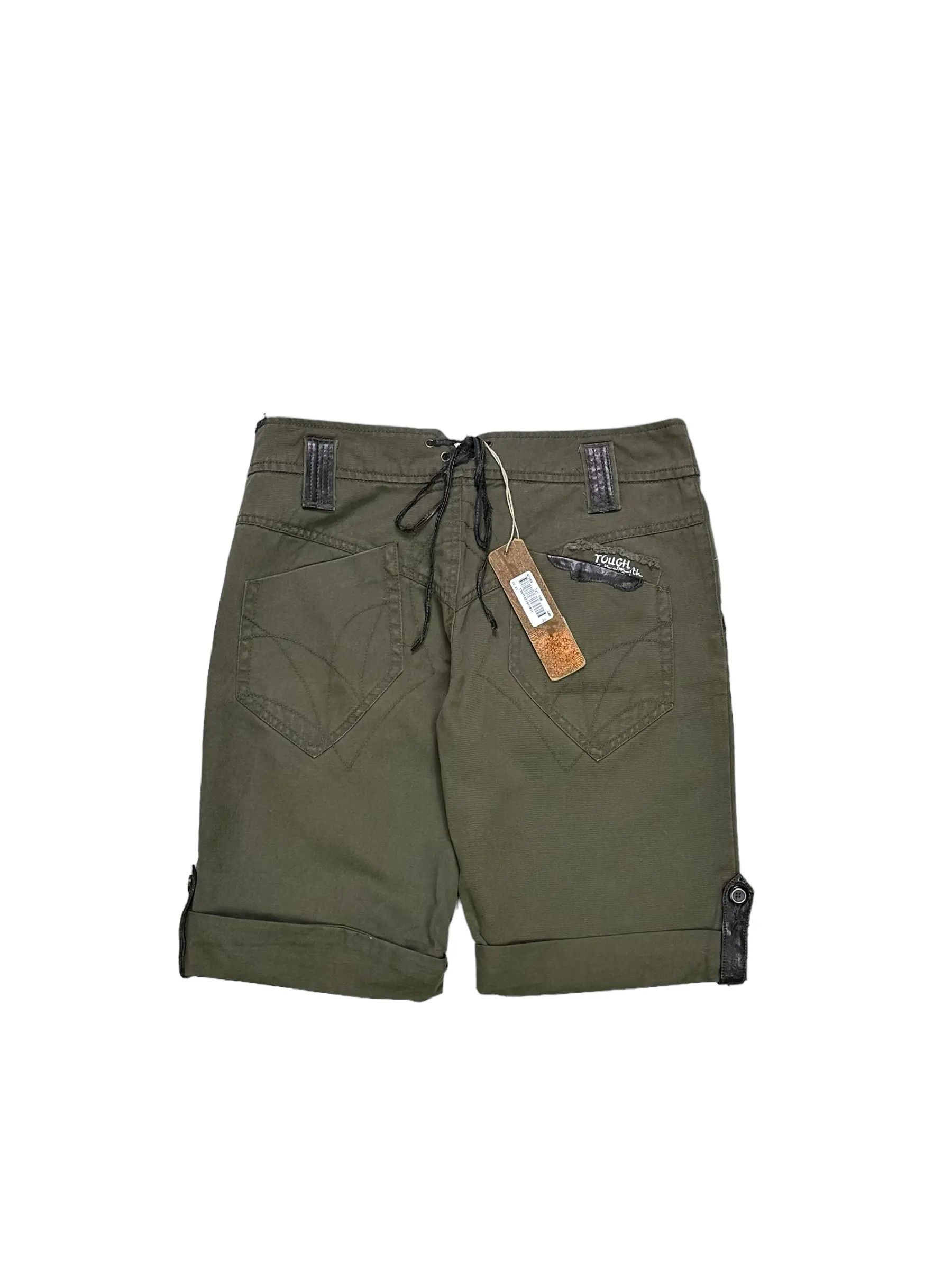 Japanese Brand Tough khaki military shorts Size US 31 - 1 Thumbnail