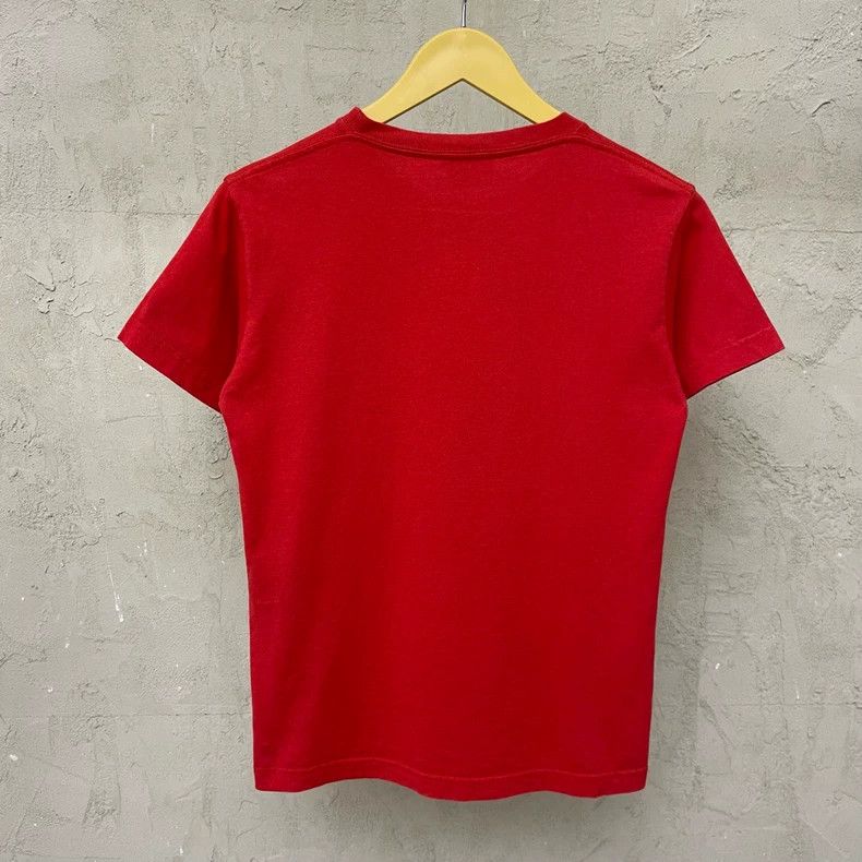 Balenciaga Balenciaga Retro Red Wheat Spike Double BLogo Short Sleeve Size US S / EU 44-46 / 1 - 3 Thumbnail