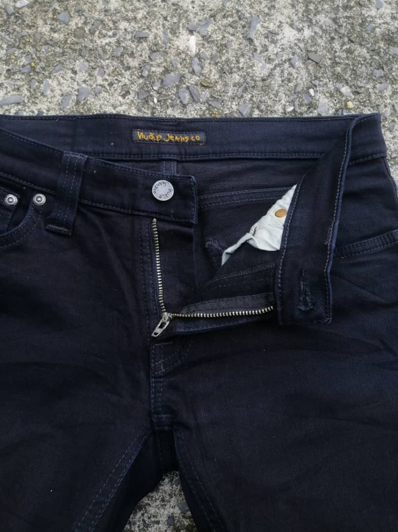 Nudie Jeans Nudie Jeans N796 Tight Long John Org. Black Black Jeans Size 28" / US 6 / IT 42 - 5 Thumbnail
