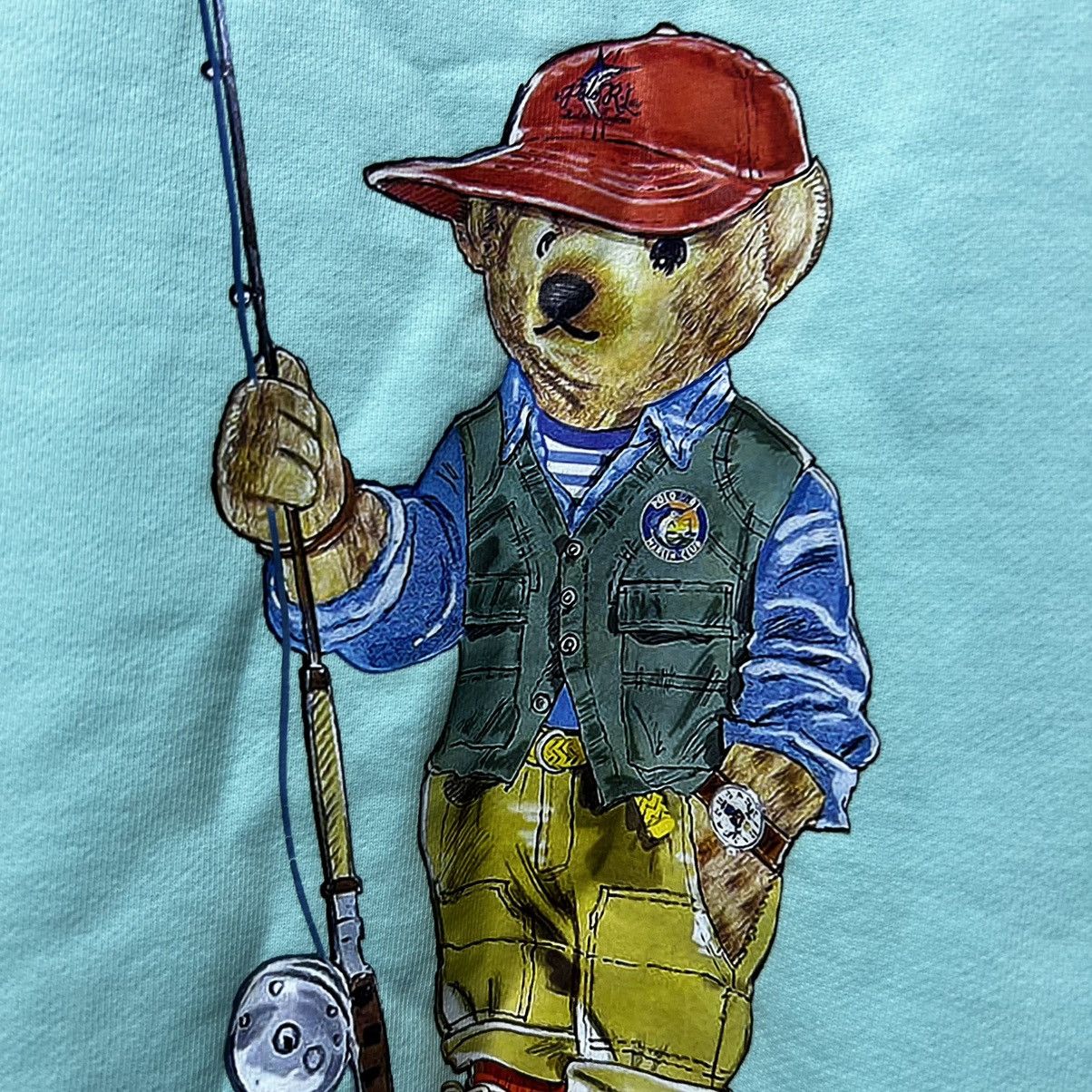 Polo Ralph Lauren Polo Ralph Lauren Fishing Bear Crew Neck Sweatshirt NEW NWT Size US XL / EU 56 / 4 - 11 Thumbnail