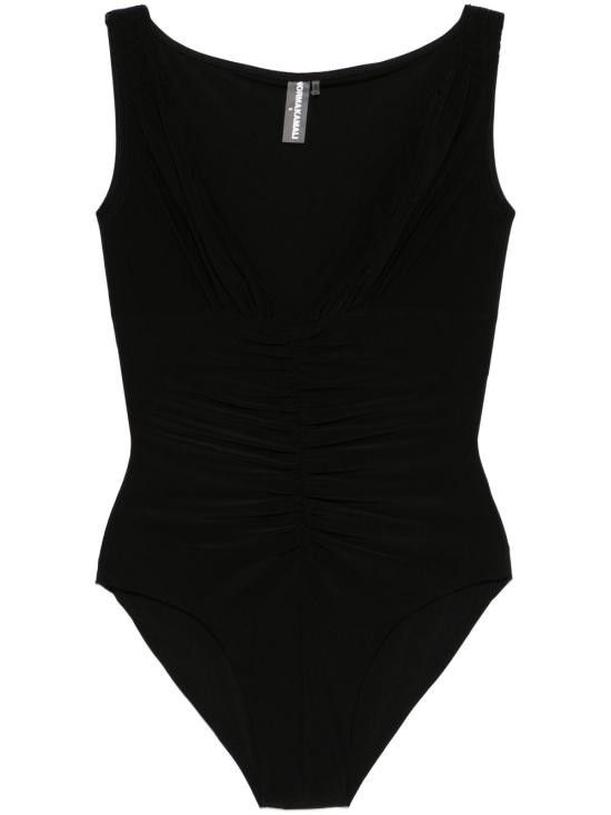 Norma Kamali NORMA KAMALI Women Bodysuit Tops KK424XPLH35 001 Black Size L / US 10 / IT 46 - 1 Thumbnail