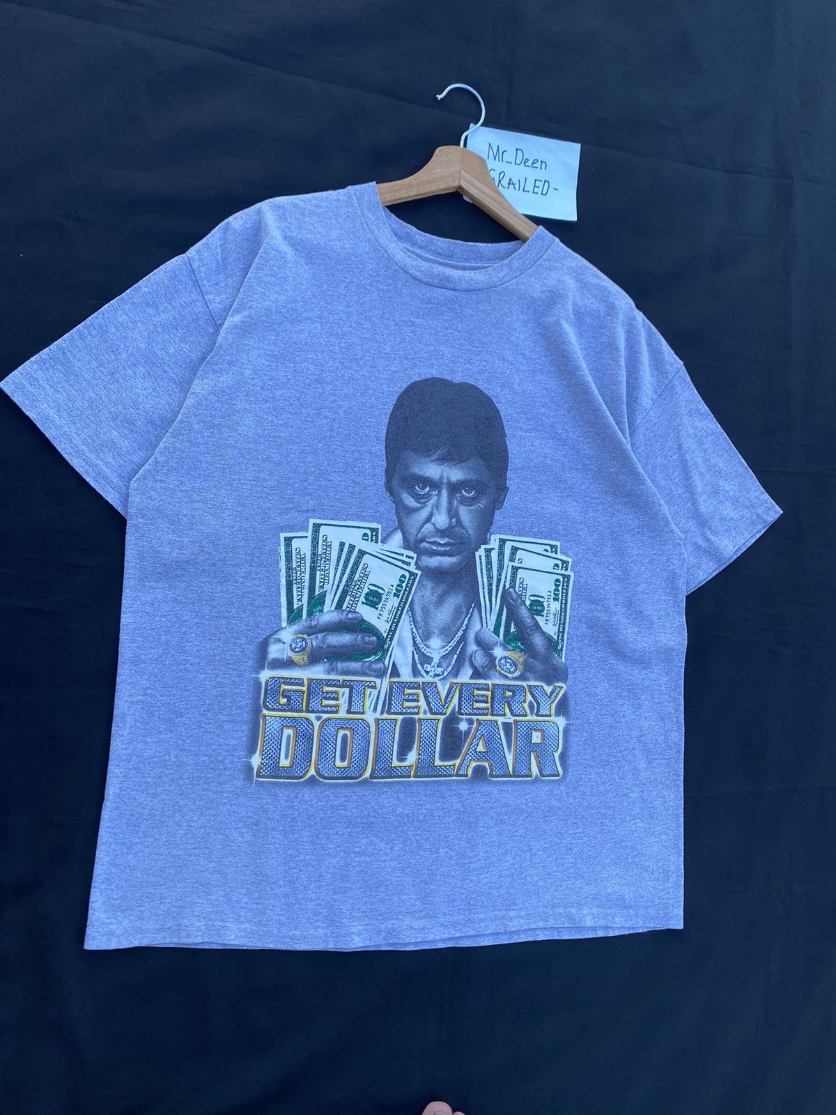 Vintage Vintage 90s Scarface “Tony Montana” Mob Gangster Crime Drama Size US XL / EU 56 / 4 - 3 Thumbnail