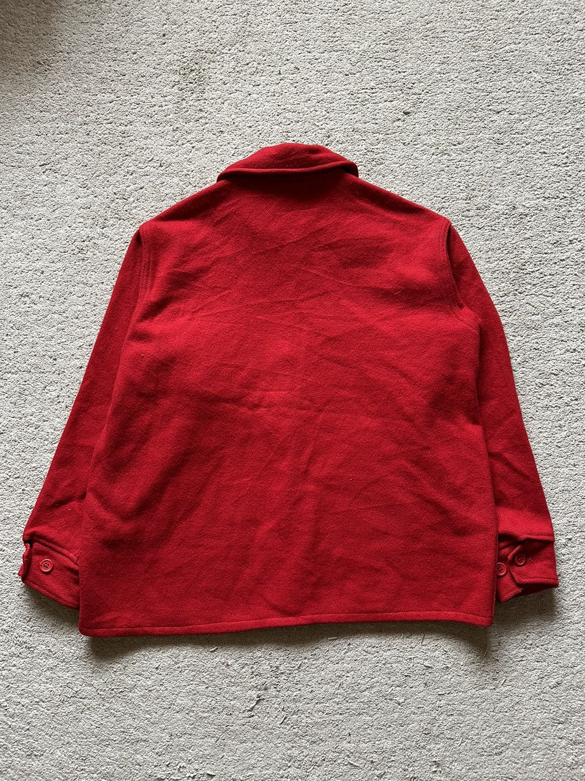 Vintage 1980s Melton Worker Wool Jacket Size US L / EU 52-54 / 3 - 8 Thumbnail