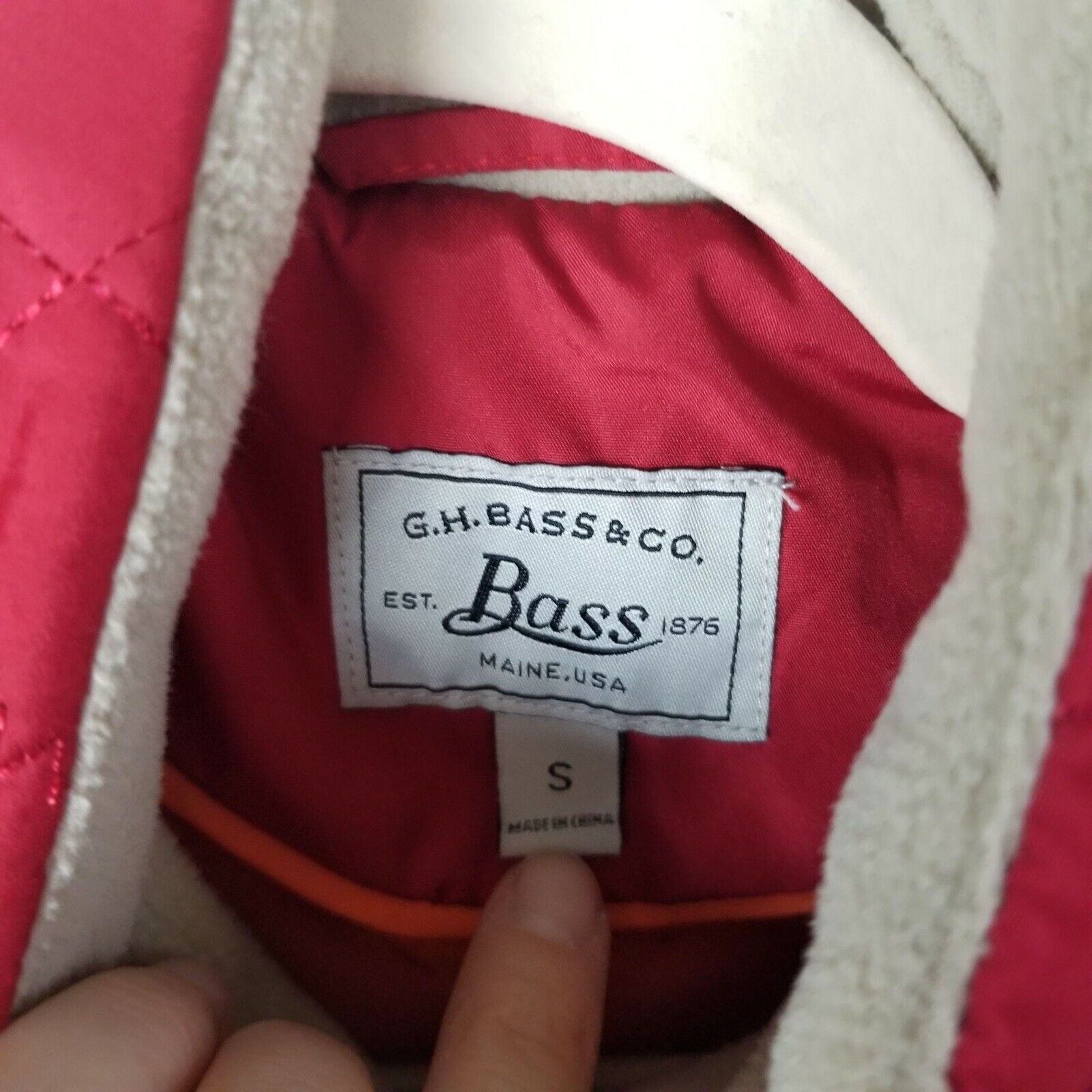 G.H. Bass & Co. GH Bass & Co. Womens Quilted Puffer Vest Diamond Full Zip S Size S / US 4 / IT 40 - 4 Thumbnail