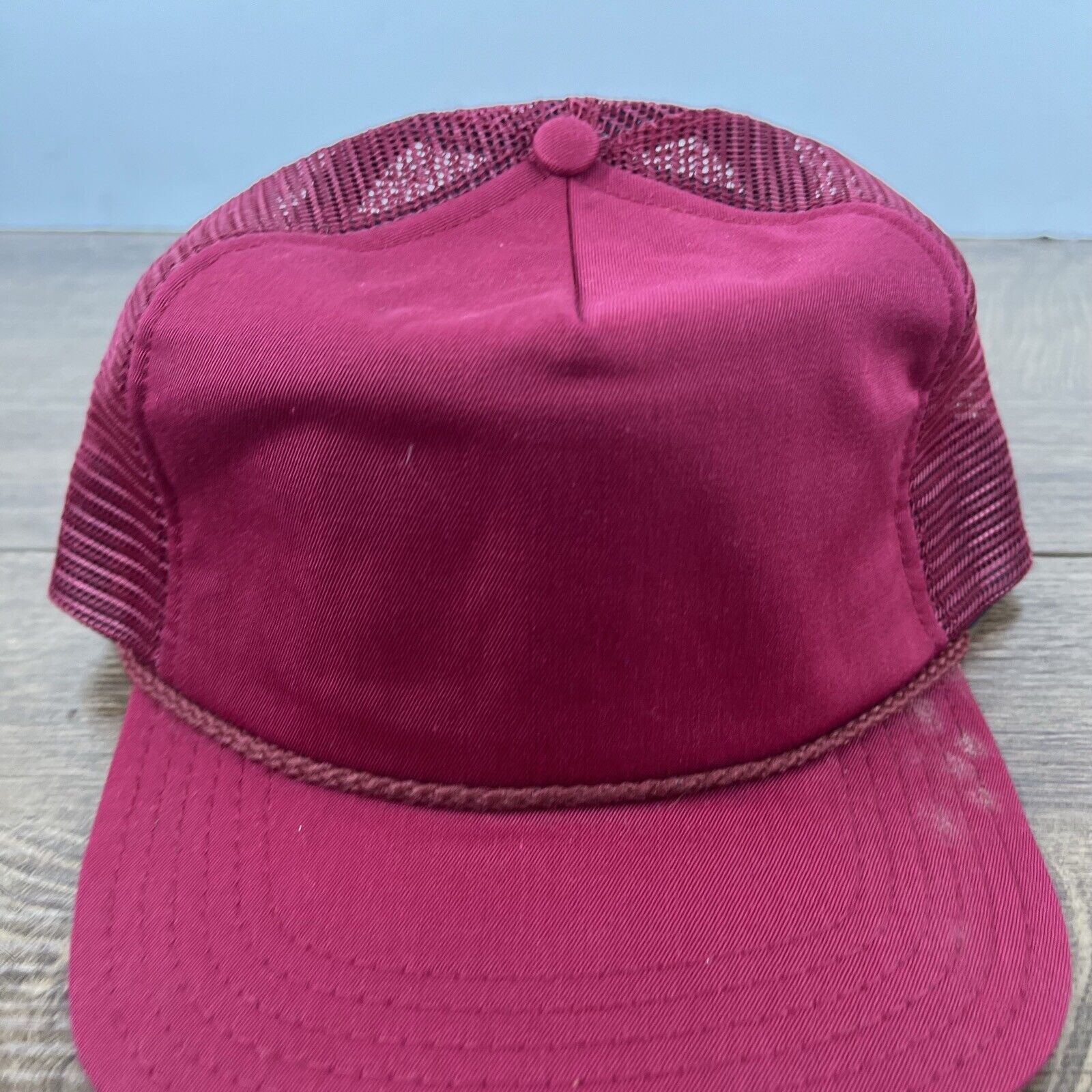 Other Adult Maroon Snapback Hat Red Cap Hat Adjustable Hat Red Adu Size ONE SIZE - 6 Thumbnail