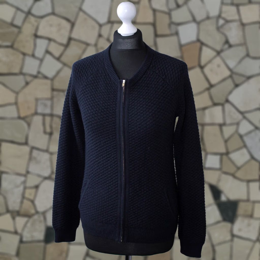 Vintage Stenstroms Cardigan Jumper Blue 100% Merino Wool M Womens Size M Jumper Cardigan Blue Stenstroms Wool 100% Merino Womens M Size M / US 6-8 / IT 42-44 - 1 Thumbnail