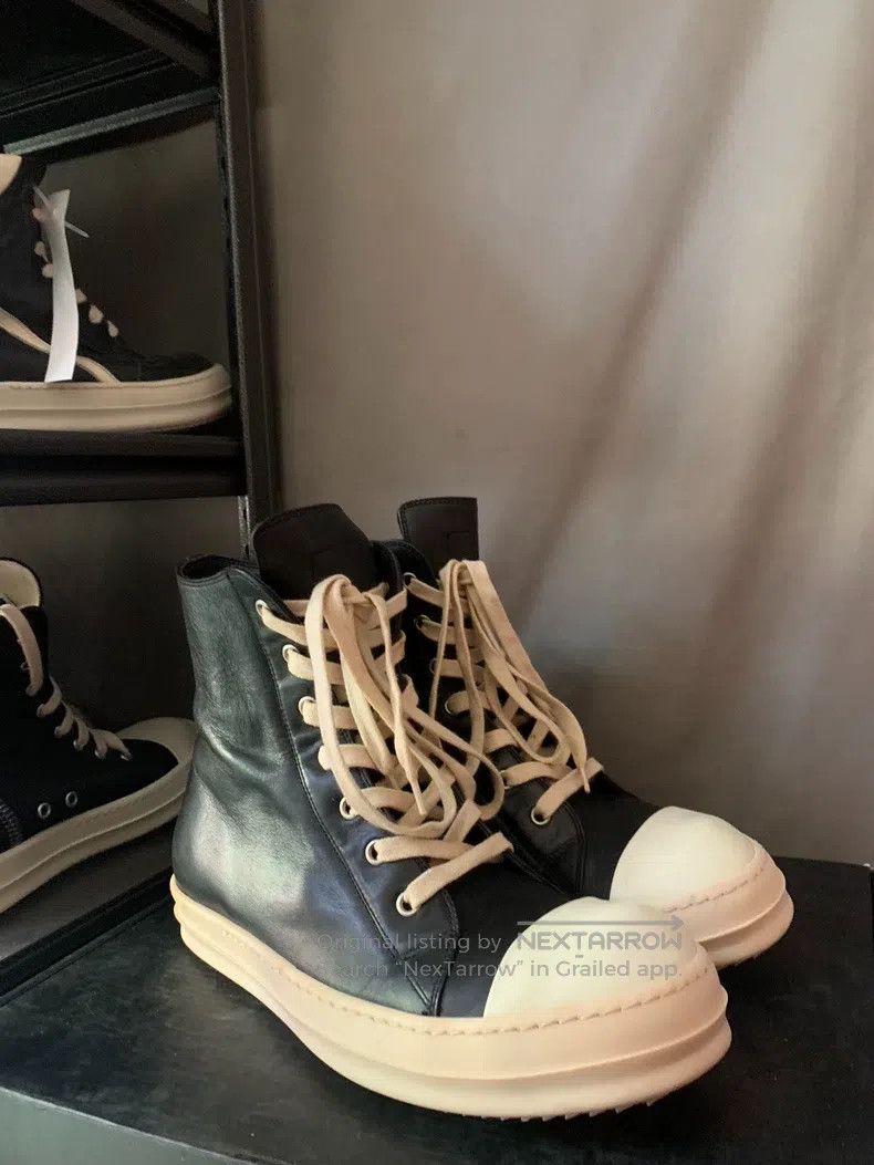 Rick Owens Rick Owens Main Line High Top Leather Top Big Converse sho Size US 7 / EU 40 - 3 Thumbnail