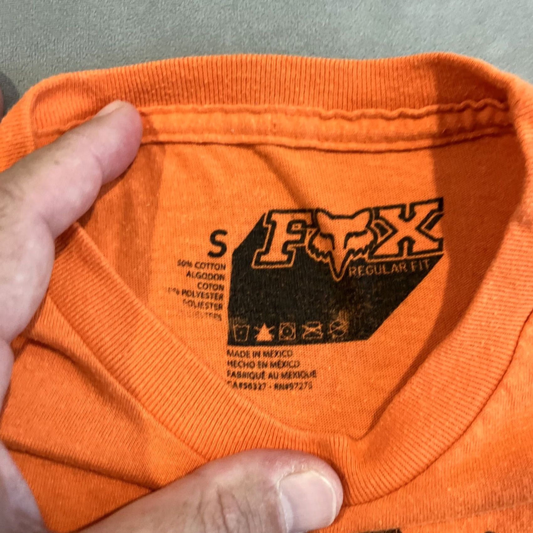 Vintage Fox Head Racing Relentless Innovation Land & Metal T Shirt Men's Small Orange Cotton Polyester Crew Neck Short Sleeve Graphic Print Racing MotoX Mens Size US S / EU 44-46 / 1 - 4 Thumbnail