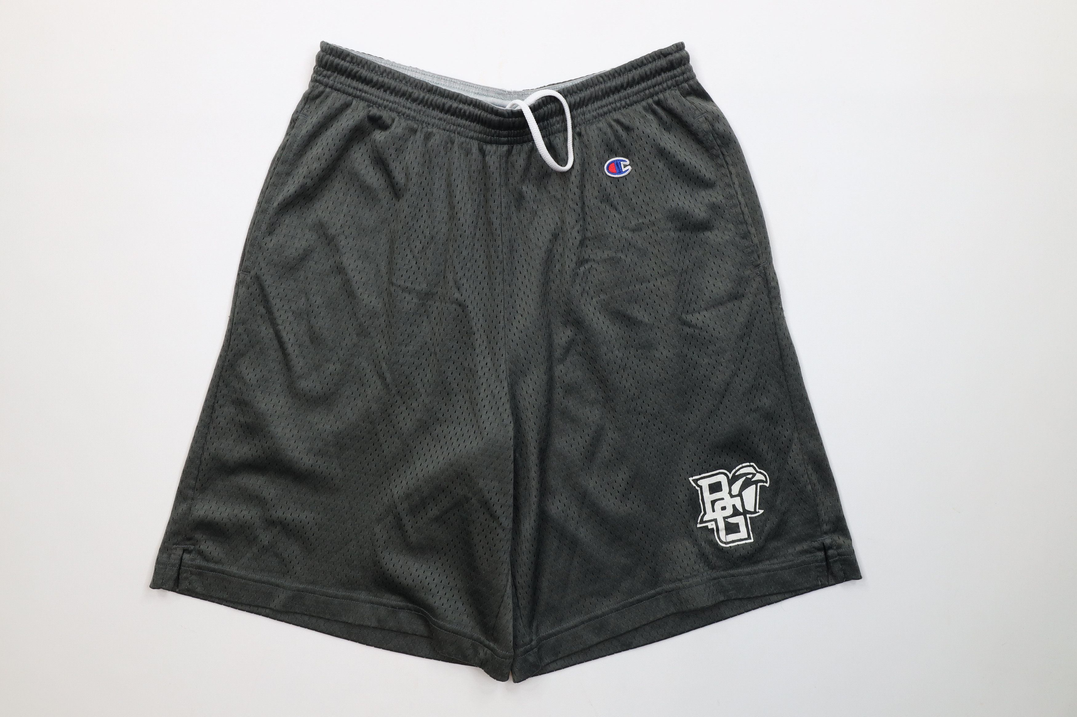 Champion Vintage Y2K Champion Green State University Knee Shorts Size US 32 / EU 48 - 1 Thumbnail