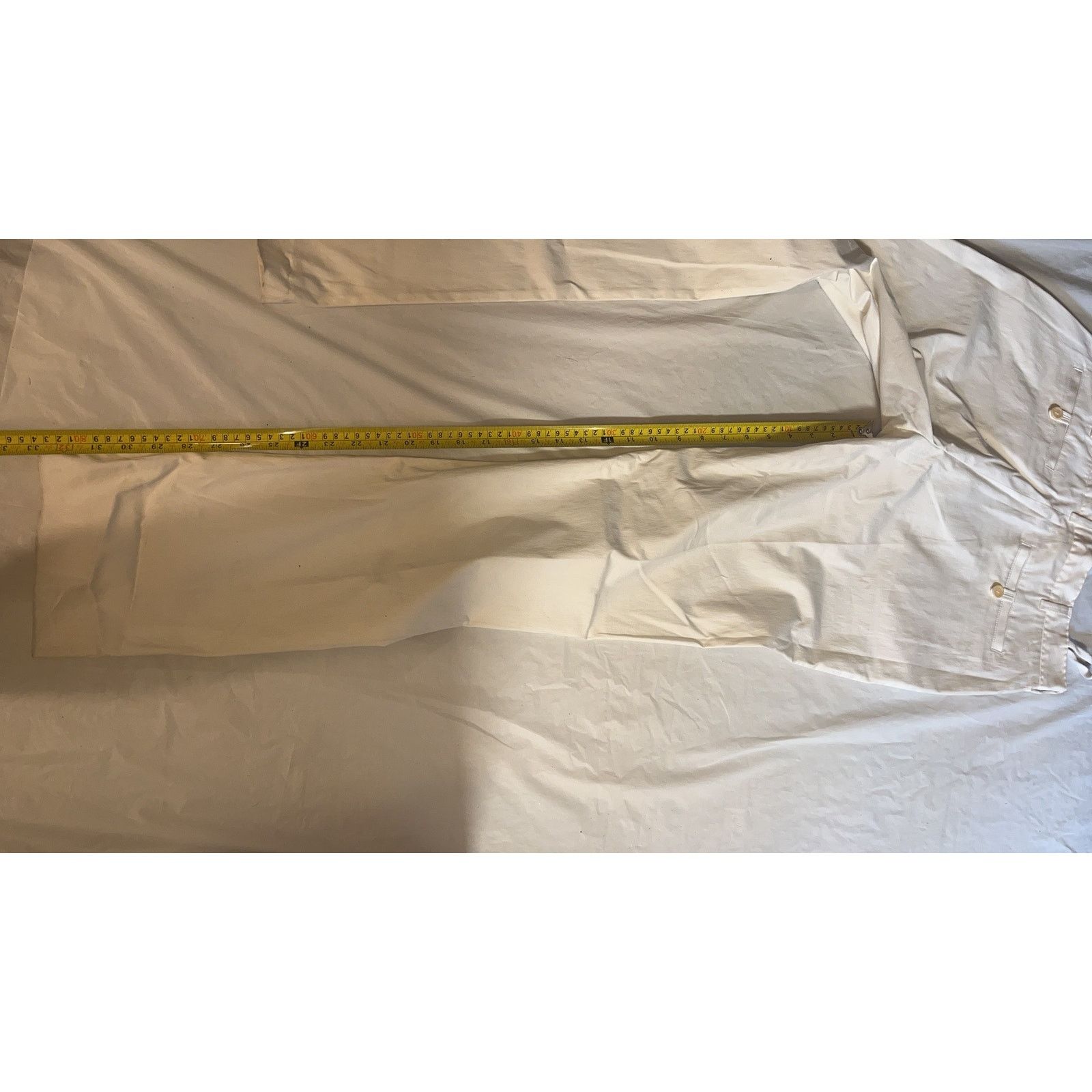 Helmut Lang Vtg Helmut Lang Archive Made in Italy White Pants SZ: 44 Size 30" / US 8 / IT 44 - 11 Thumbnail