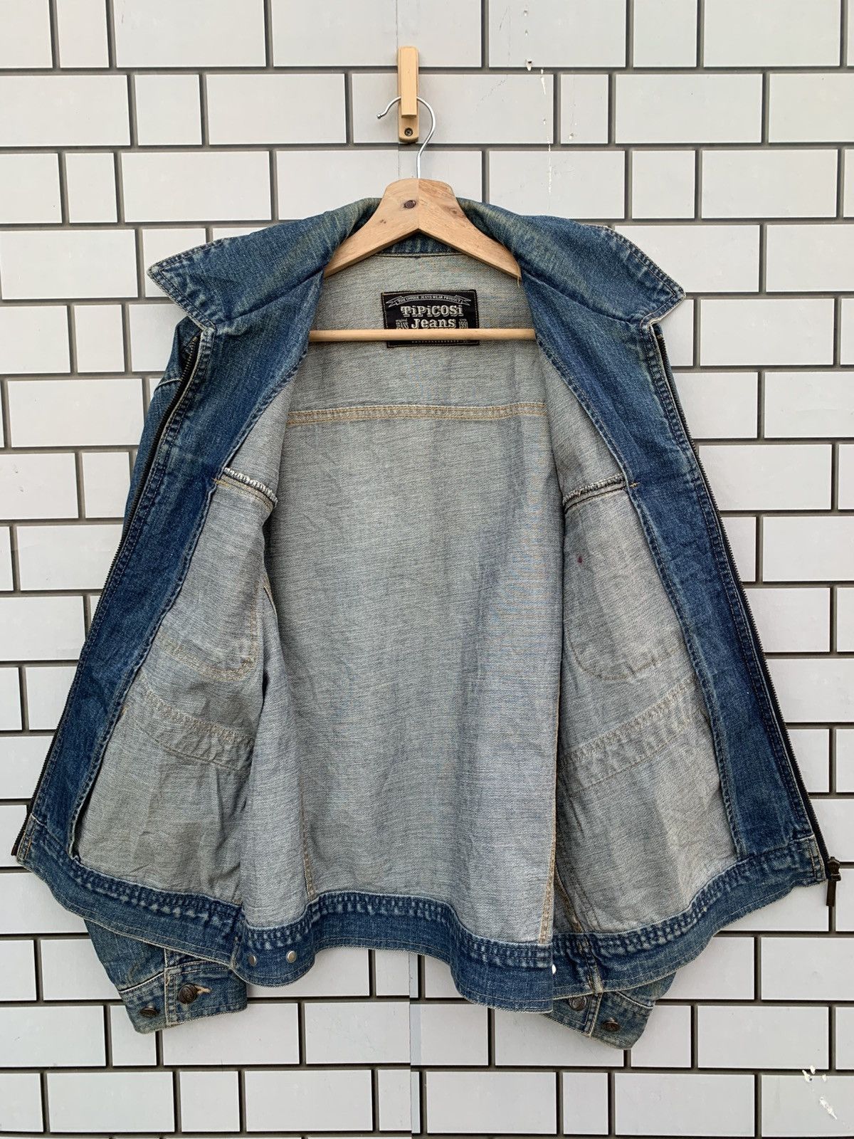 Japanese Brand × Vintage Vintage Japanese Brand Tipicosi Jeans Denim Jacket Size US L / EU 52-54 / 3 - 5 Thumbnail