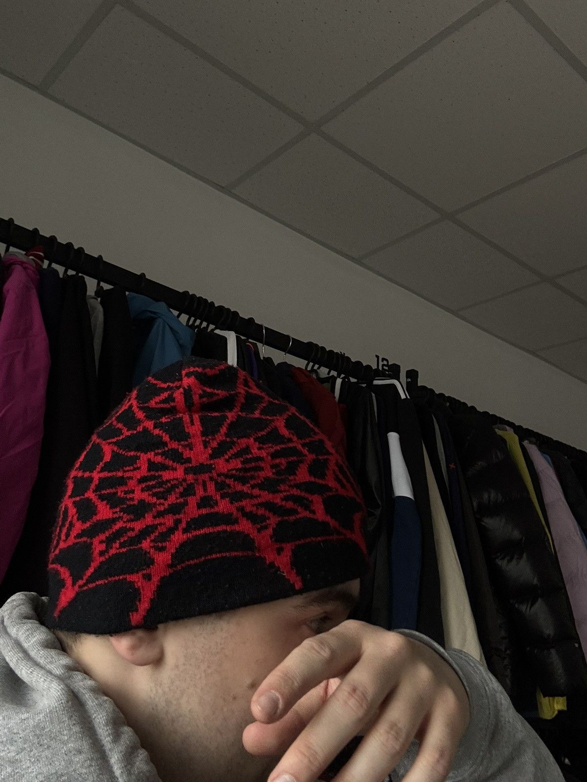 Supreme × Vintage Spider Web Y2K Vintage Beanie Hat Spider-Man style Size ONE SIZE - 1 Thumbnail