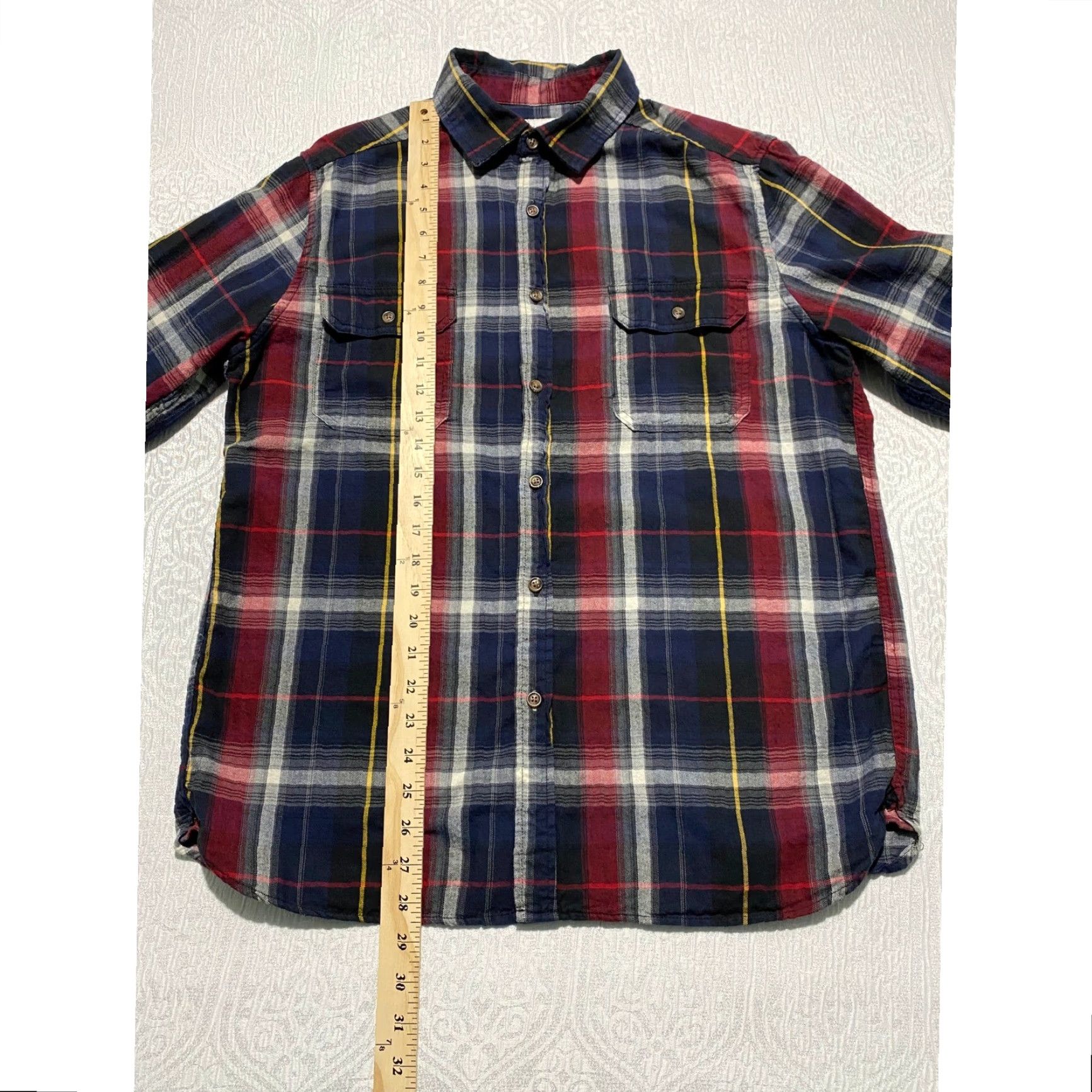Vintage Goodfellow & Co Button-Up Shirt Plaid Flannel Long Sleeve Mens L Casual Outdoor Size US L / EU 52-54 / 3 - 5 Thumbnail