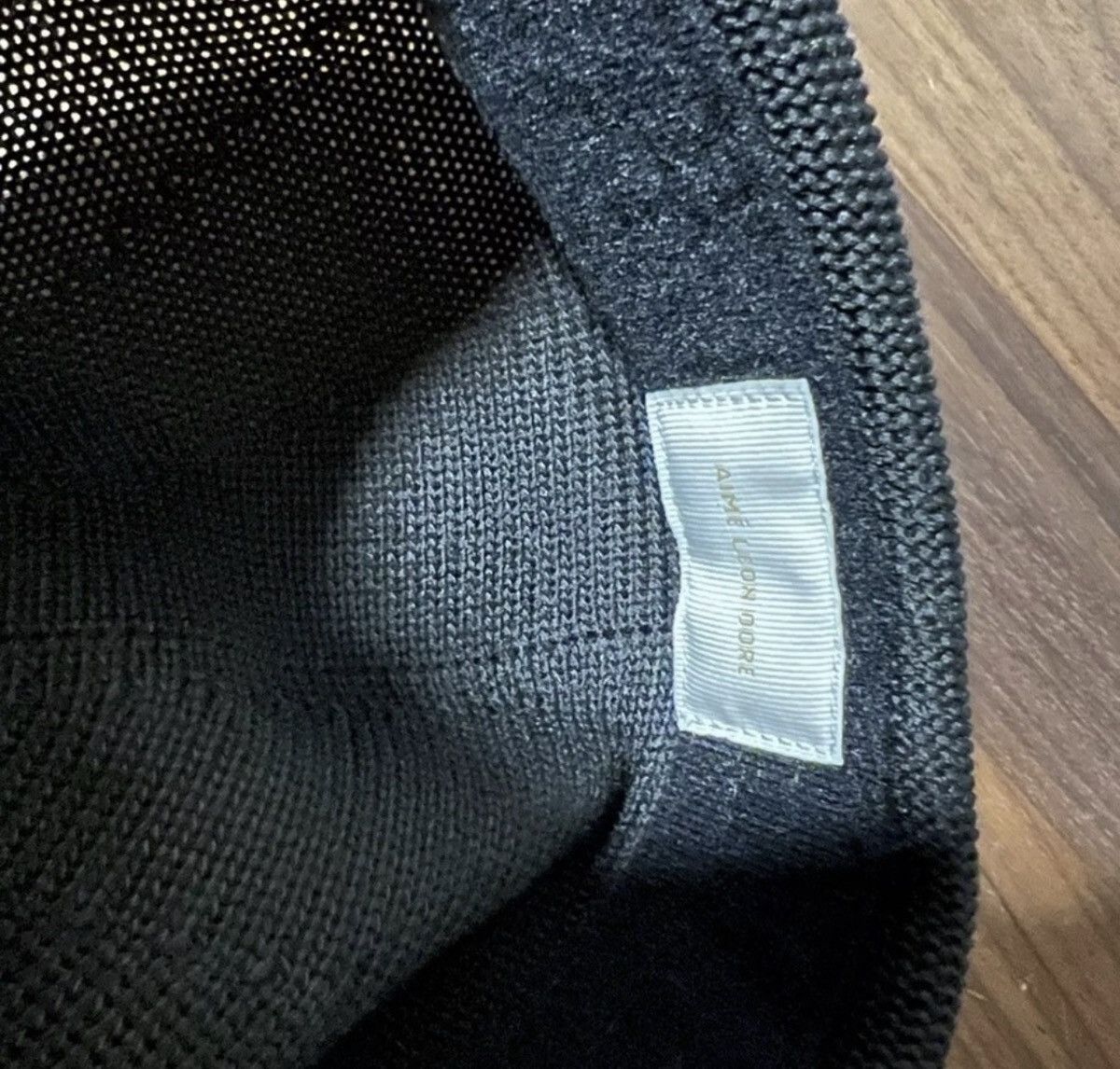 Aime Leon Dore Aime Leon Dore ALD Basketweave Beret Black Cotton Knit Mesh Size ONE SIZE - 3 Thumbnail