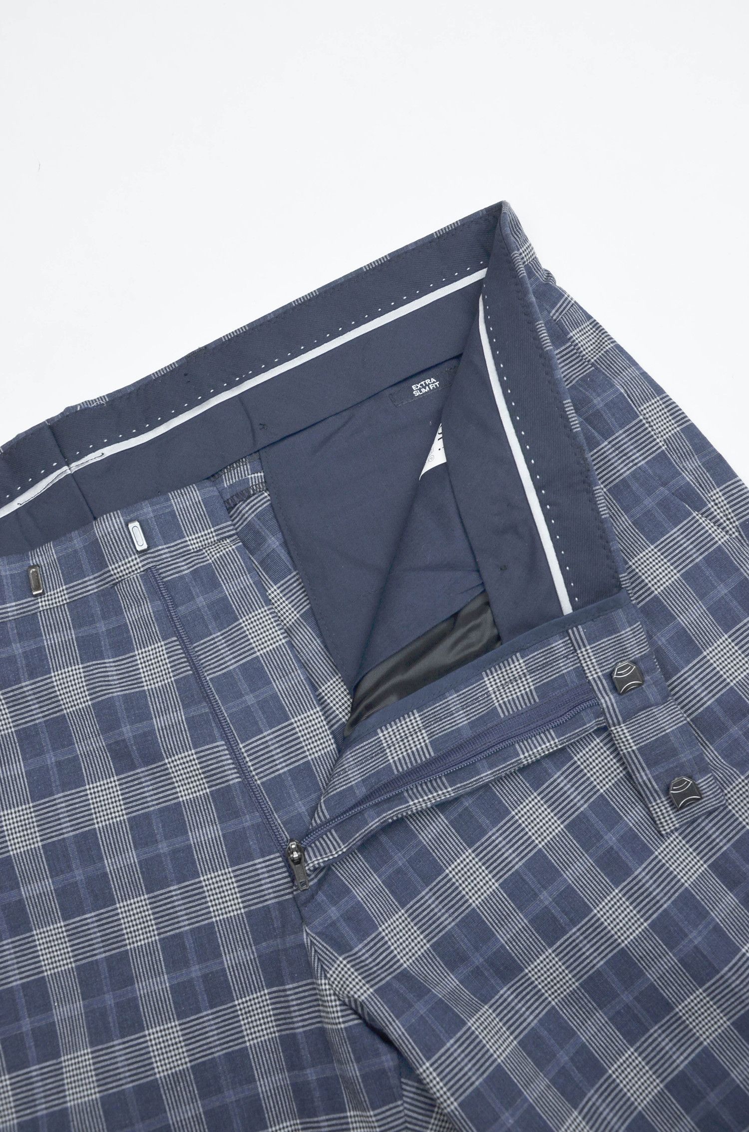 Joop! JOOP! Extra Slim Fit Checked Cotton Trousers Size 50 Size US 34 / EU 50 - 6 Thumbnail