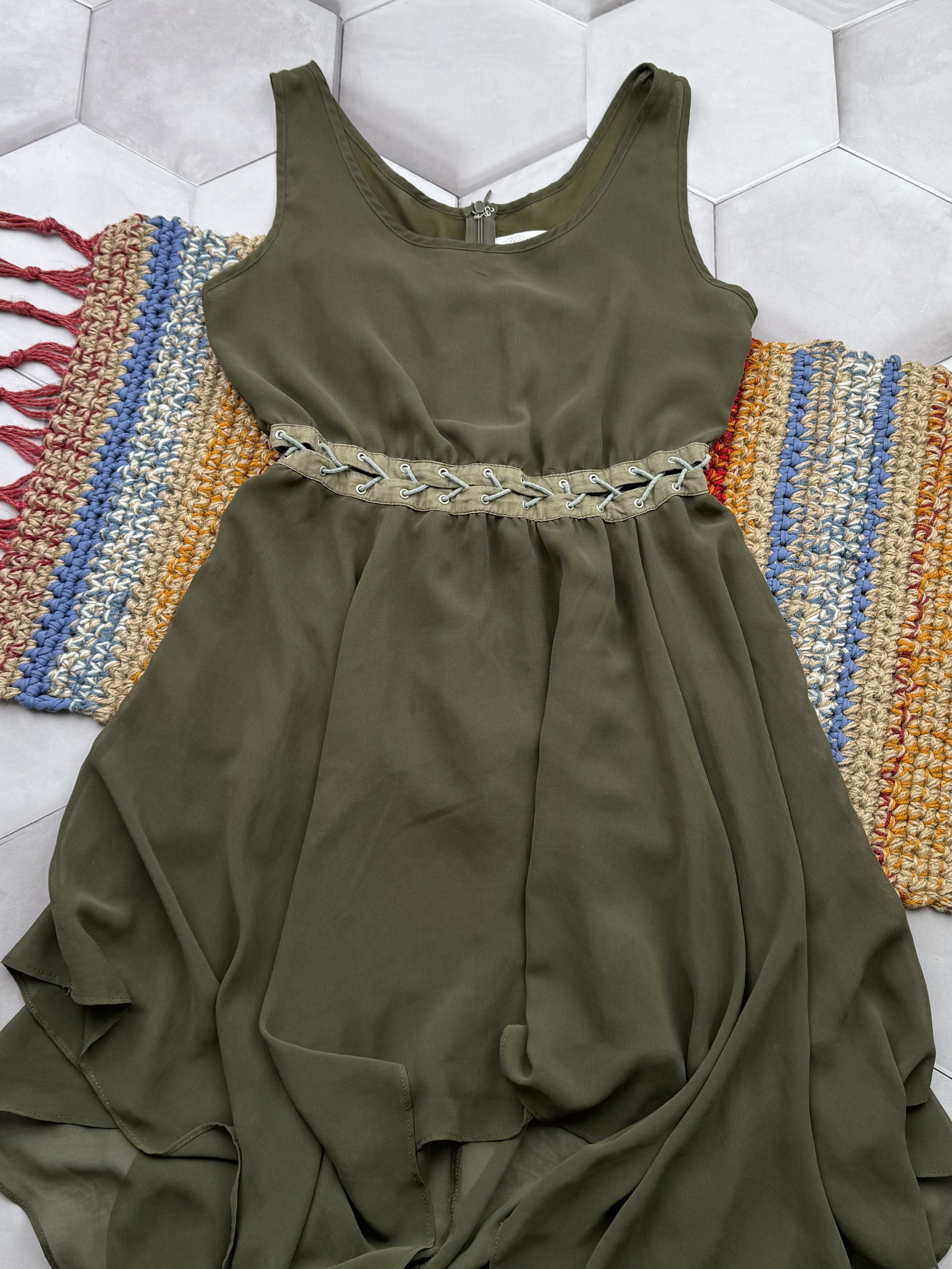 Japanese Brand Vintage Midi Dress Size M / US 6-8 / IT 42-44 - 2 Thumbnail