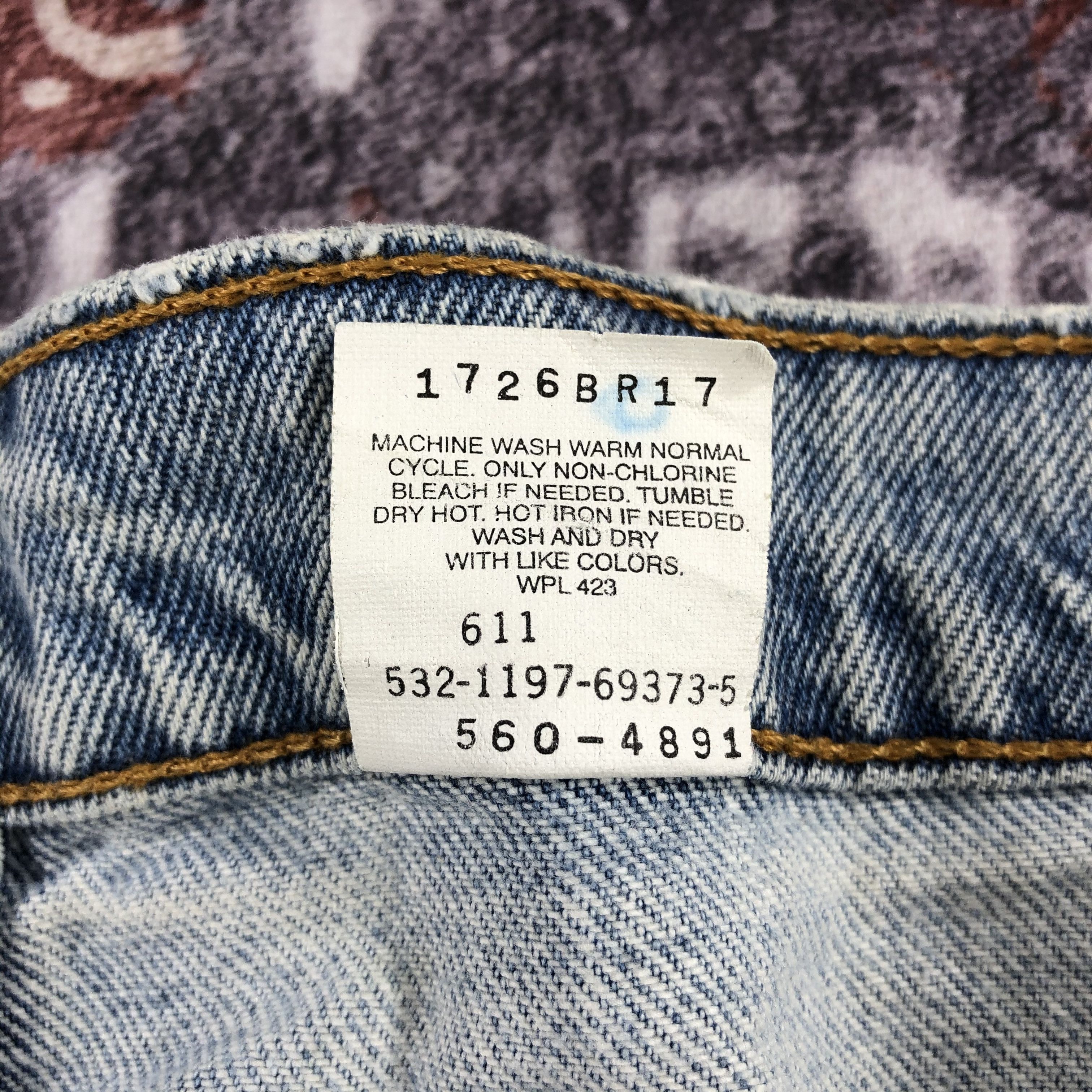 Levi's × Vintage 90s Vintage Light Wash Levis 560 Jeans-JM2312 Size US 35 - 18 Thumbnail