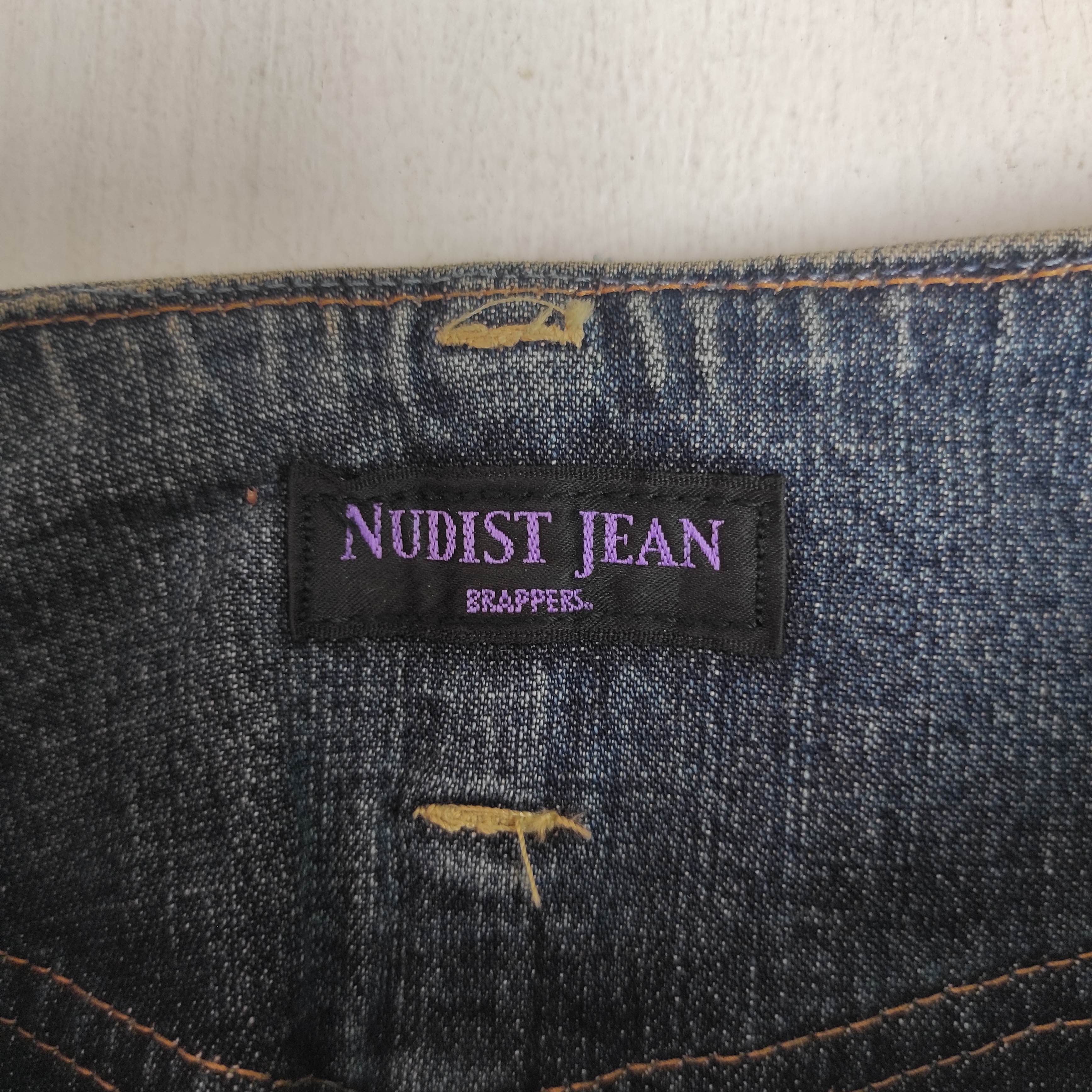 Hysteric Glamour Nudist Jean Brappers Baggy Low Waist Flare Denim Jeans BNWT Size 28" / US 6 / IT 42 - 9 Thumbnail