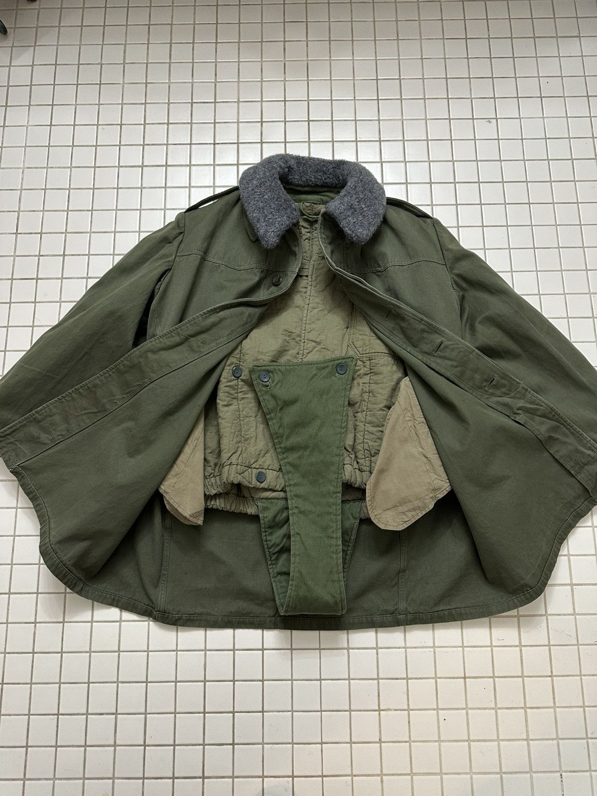 Vintage 60s Military Jacket liner with Shell Size US M / EU 48-50 / 2 - 7 Thumbnail