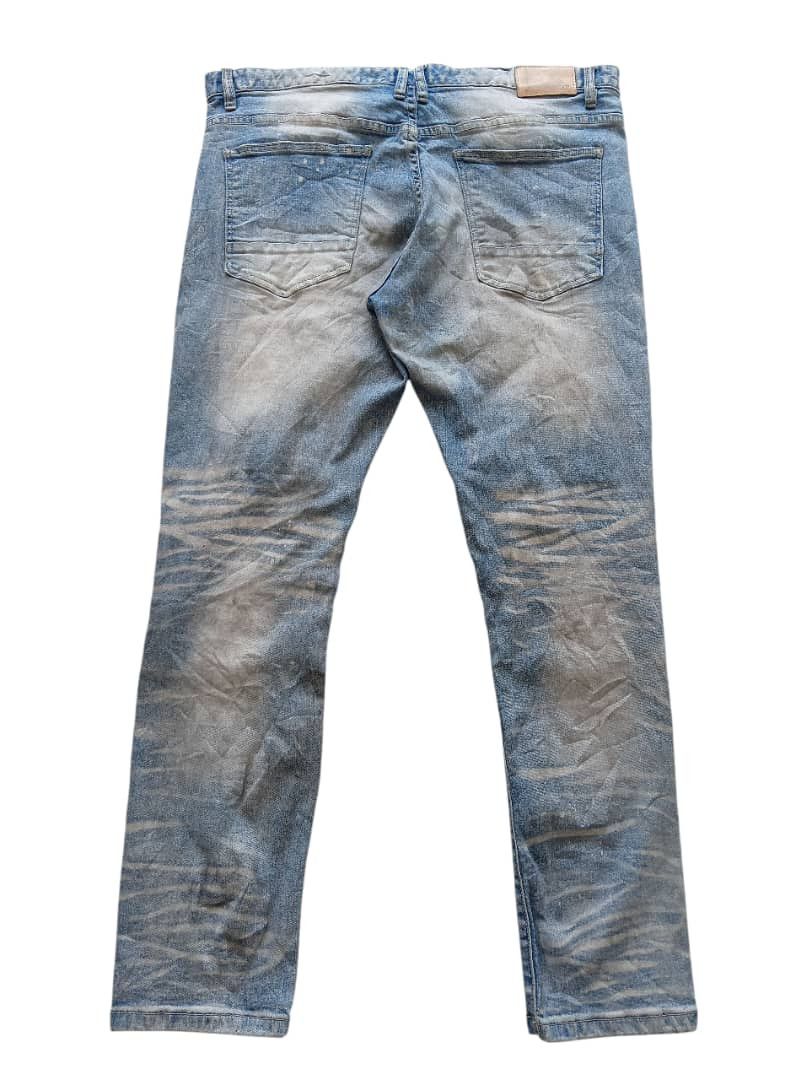 Japanese Brand 🔥Japanese Brand Smoke Rise Distressed patchwork Pants Size US 38 / EU 54 - 4 Thumbnail