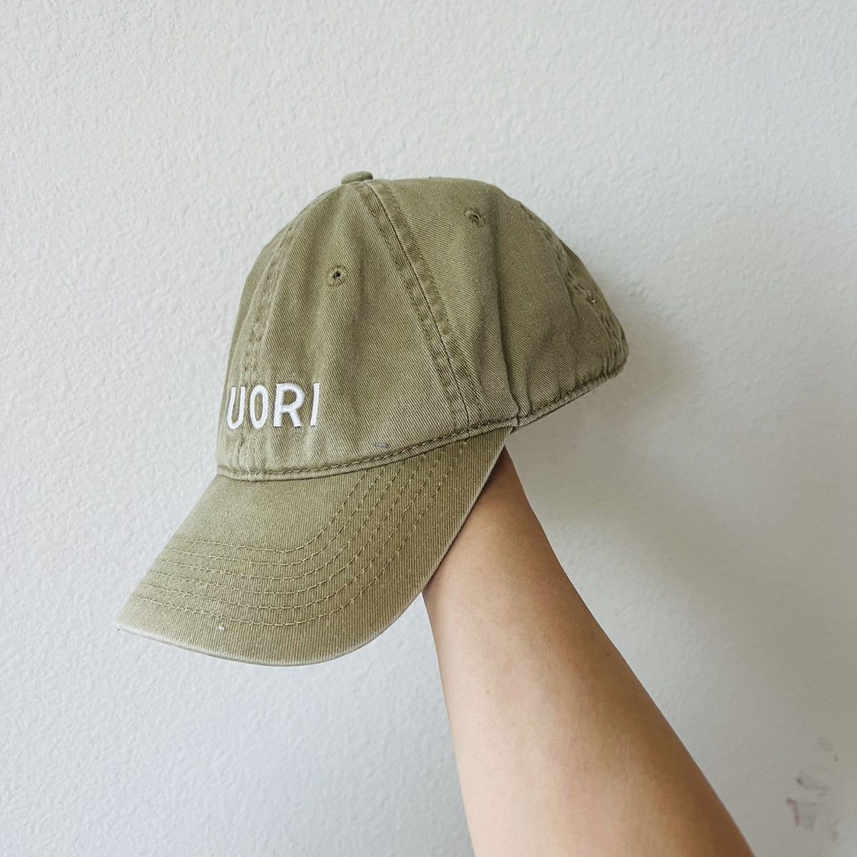 Vuori Vuori Unisex Dad Hat Green Adjustable O/S 100% Cotton EUC Size ONE SIZE - 1 Thumbnail
