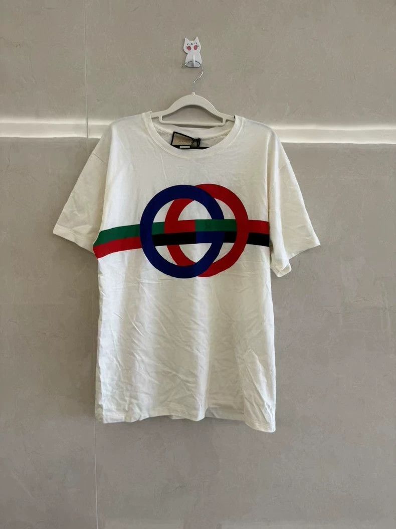 Gucci Gucci Graffiti Double G Short Sleeve T-shirt | Grailed