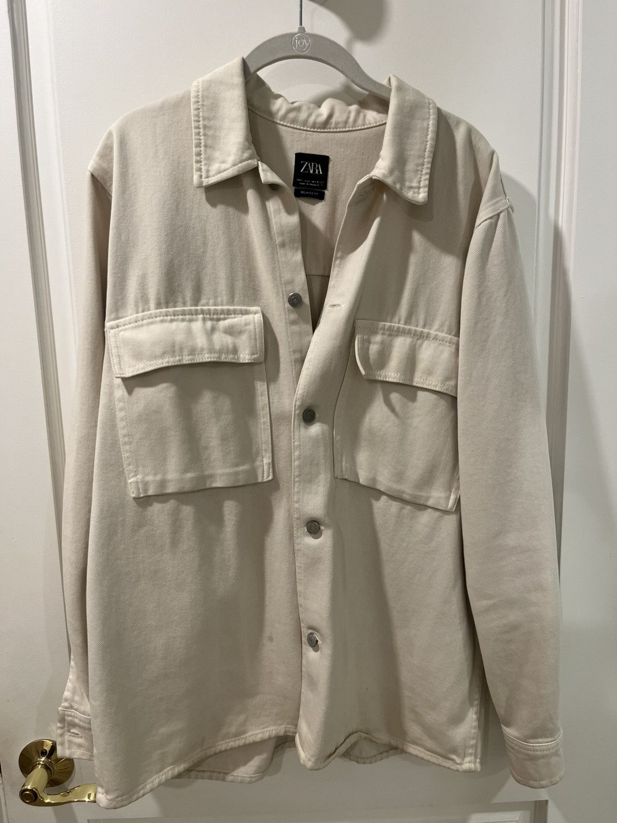 Zara Denim Shirt Jacket Size US L / EU 52-54 / 3 - 1 Thumbnail