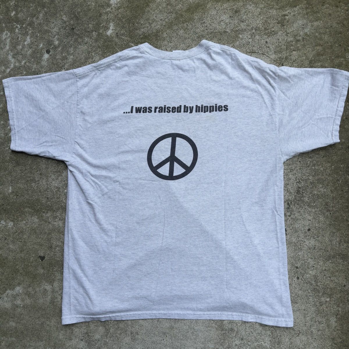 Vintage VINTAGE FORGIVE ME I WAS RAISED BY HIPPIES TEE XL Size US XL / EU 56 / 4 - 9 Thumbnail