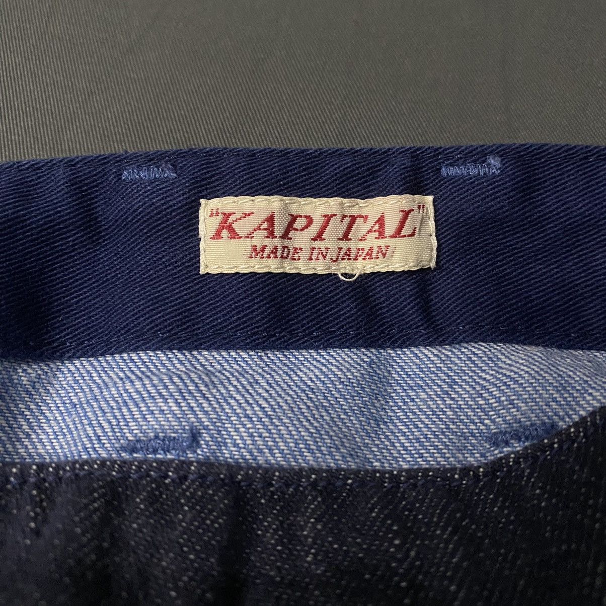 Kapital Kapital Flowy Patchwork Denim Skirt Size 28" / US 6 / IT 42 - 6 Thumbnail