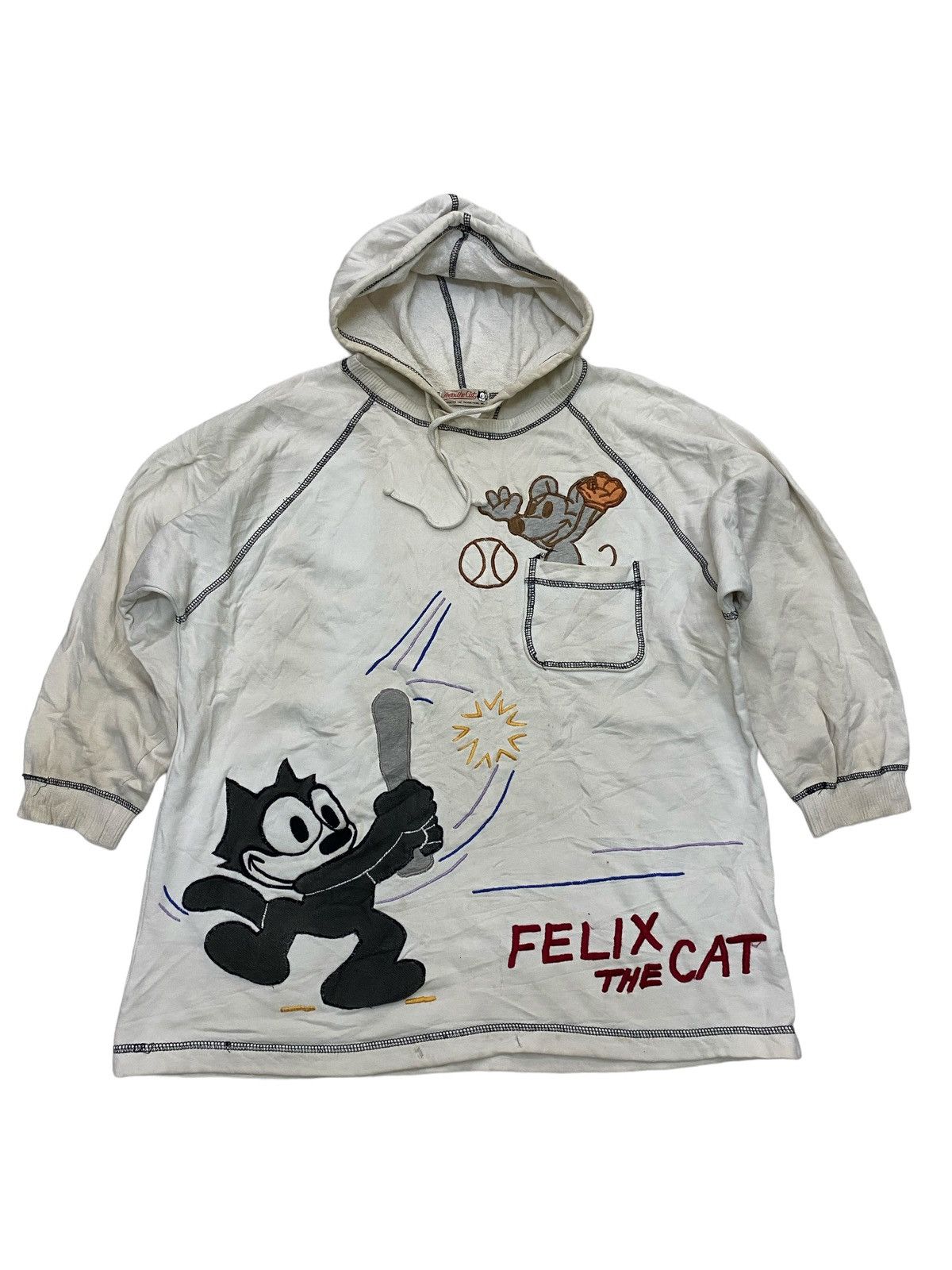 Cartoon Network × Felix × Vintage Vintage Felix The Cat 3q Hoodie Size US L / EU 52-54 / 3 - 1 Thumbnail